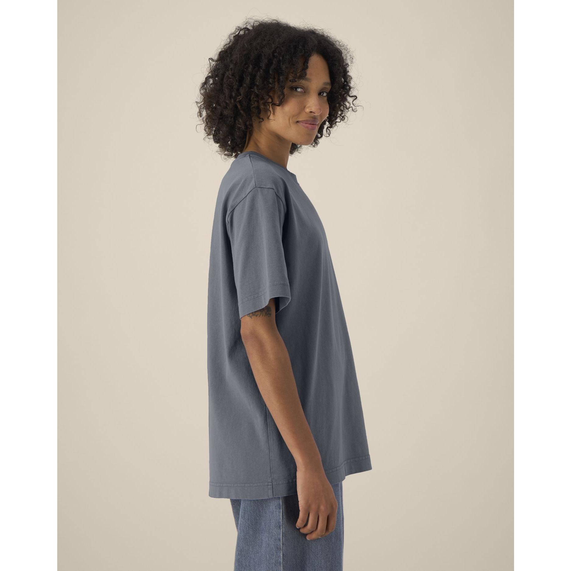 Tricou unisex Freestyler Vintage G. Dyed Anthracite 3XL