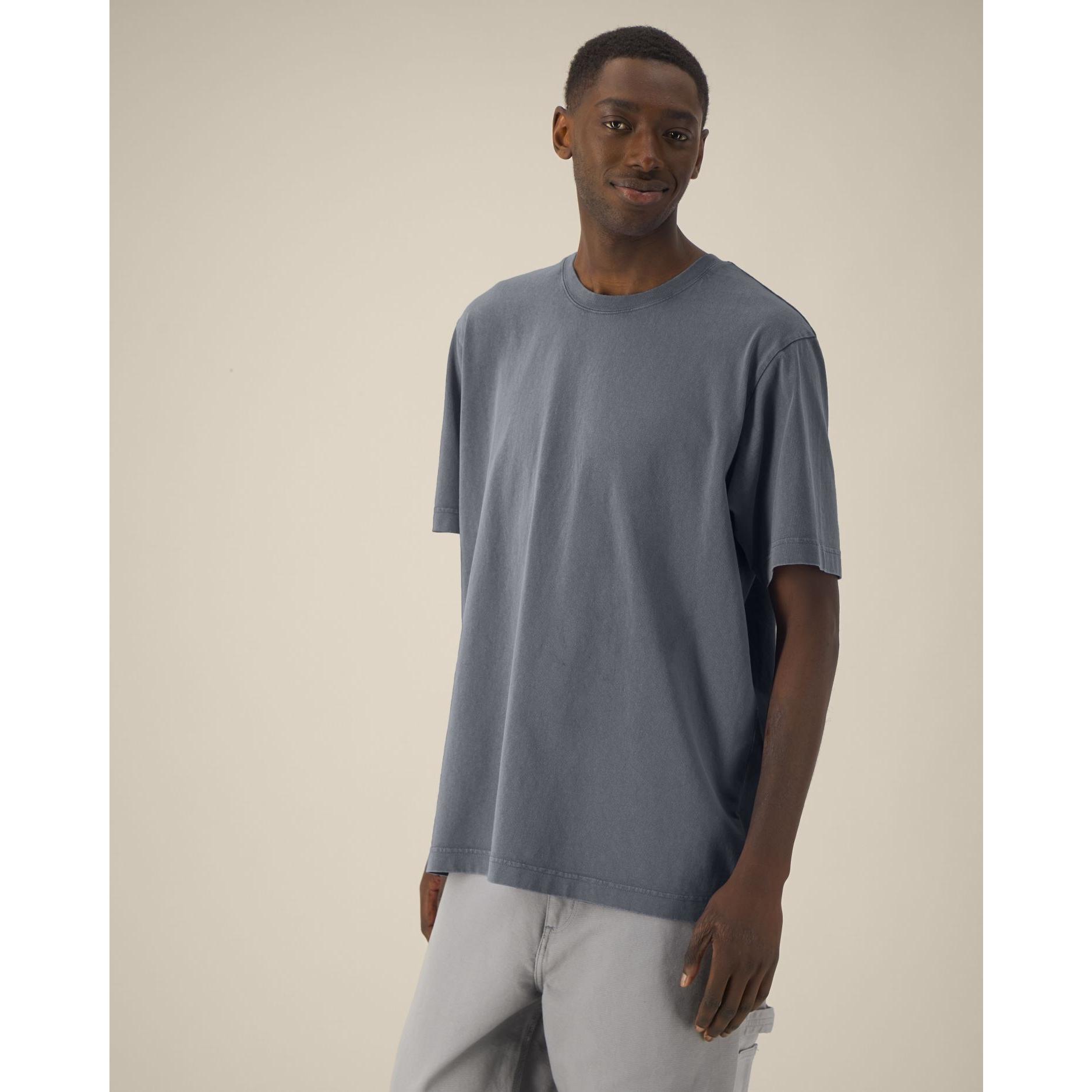 Tricou unisex Freestyler Vintage G. Dyed Anthracite 3XL