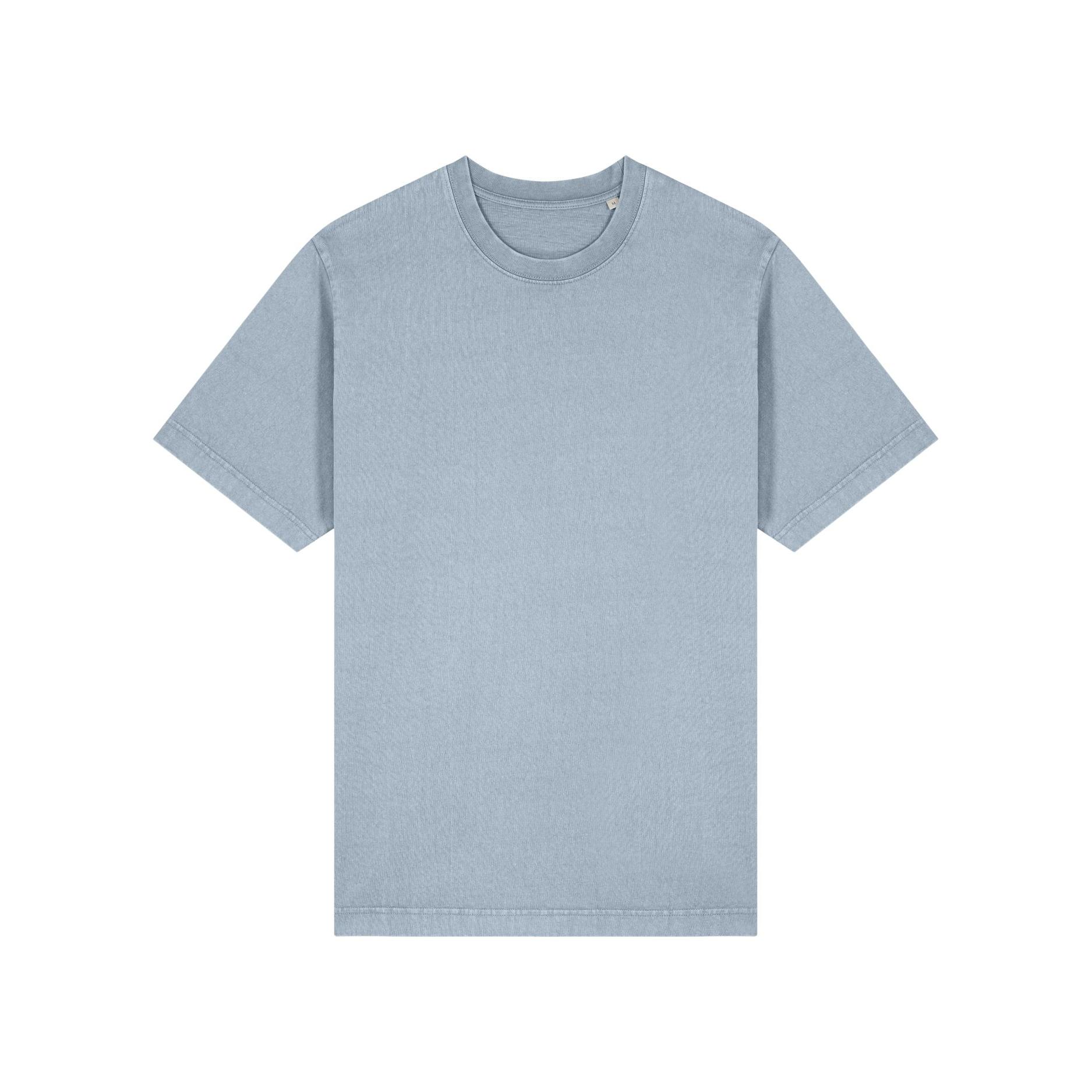 Tricou unisex Freestyler Vintage G. Dyed Blue Stone