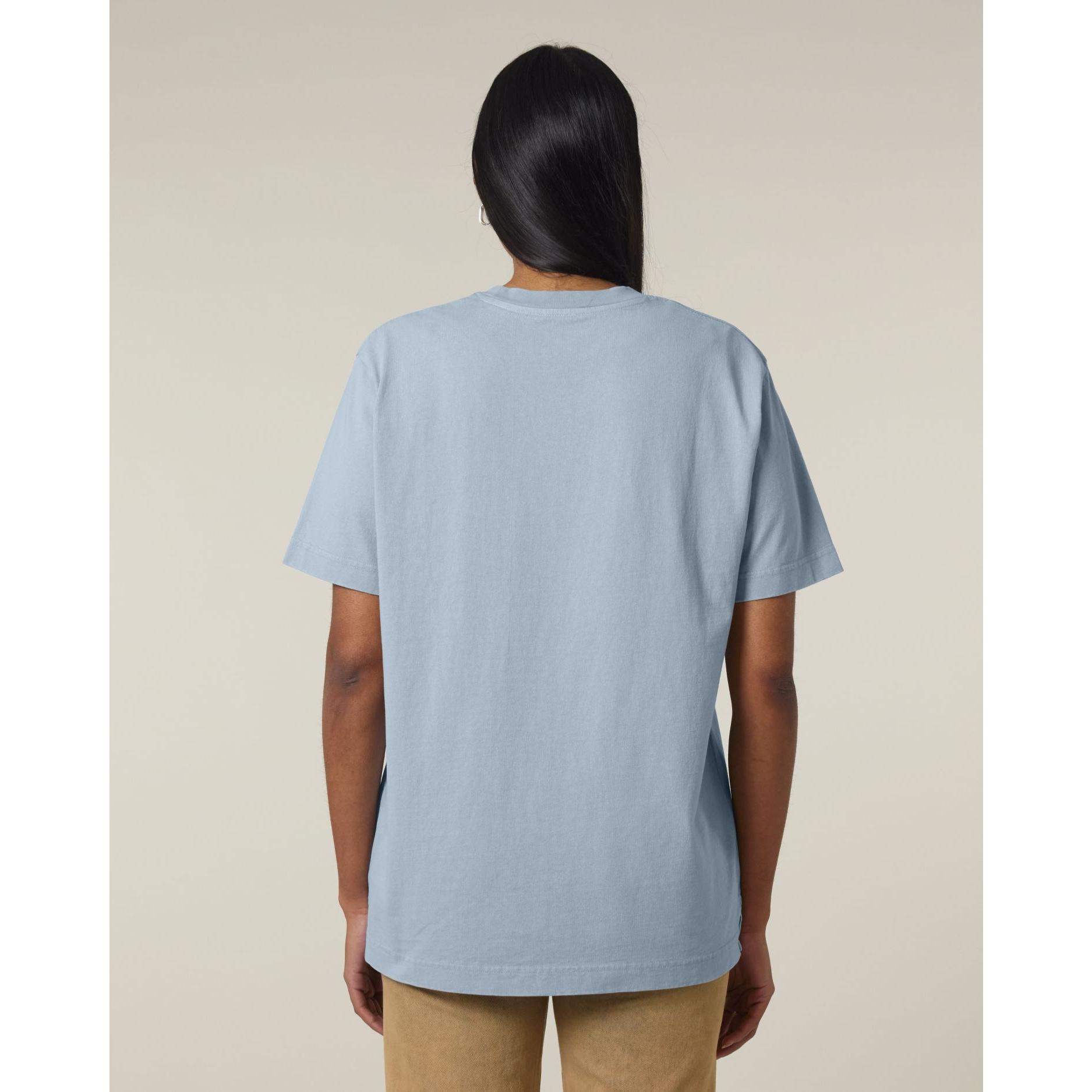Tricou unisex Freestyler Vintage G. Dyed Blue Stone 3XL