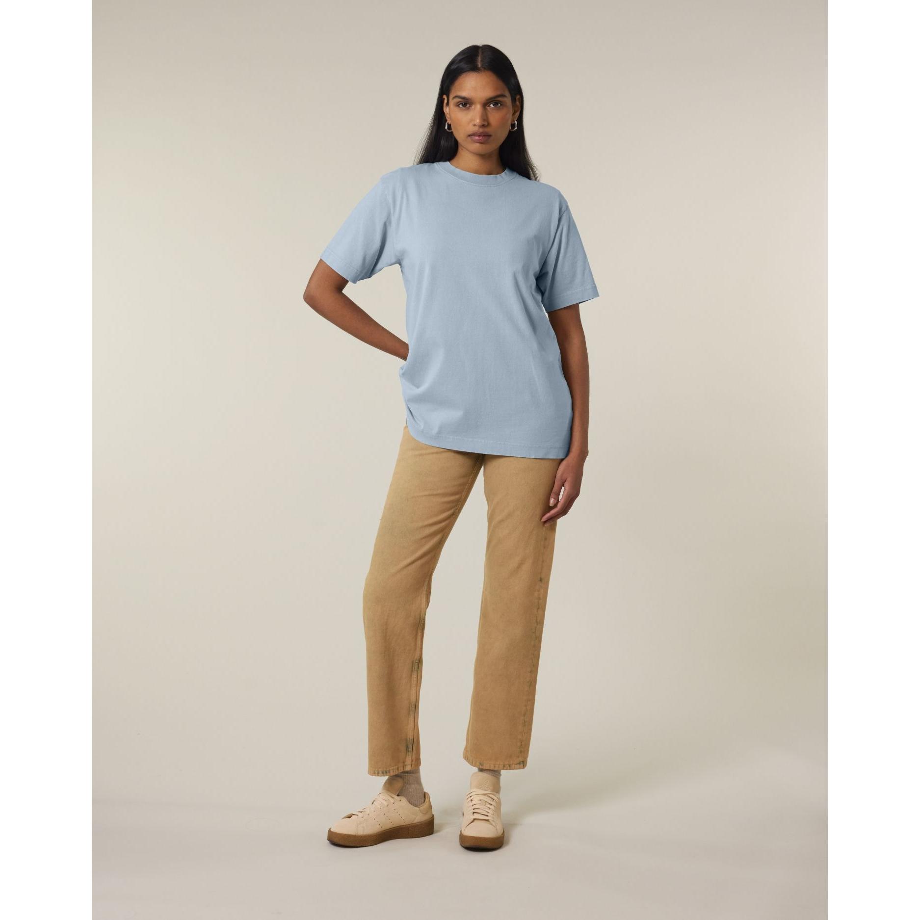 Tricou unisex Freestyler Vintage G. Dyed Blue Stone XL