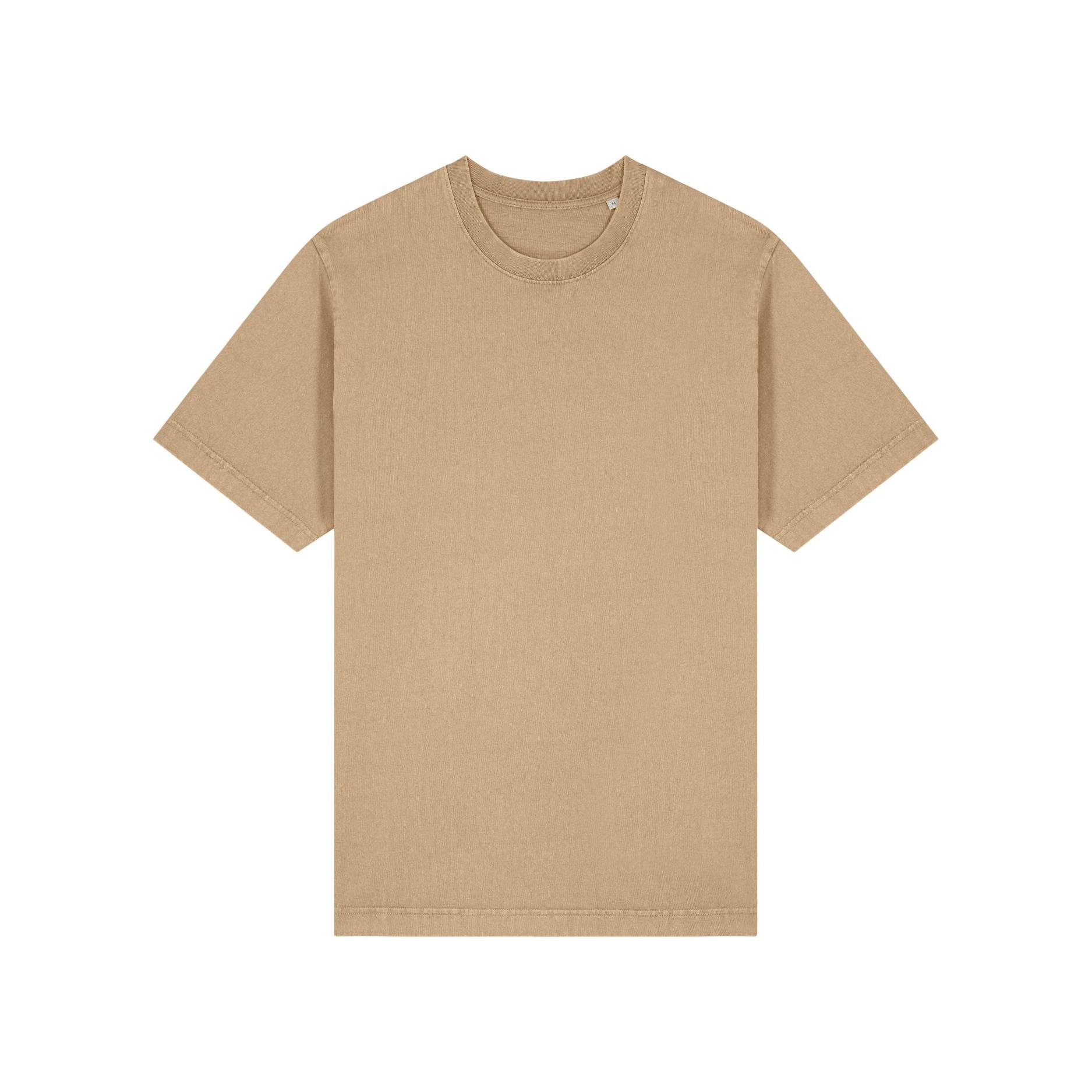 Tricou unisex Freestyler Vintage G. Dyed Latte