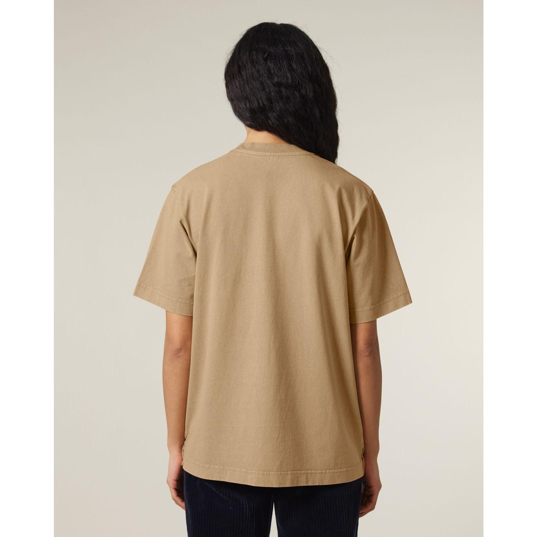 Tricou unisex Freestyler Vintage G. Dyed Latte S
