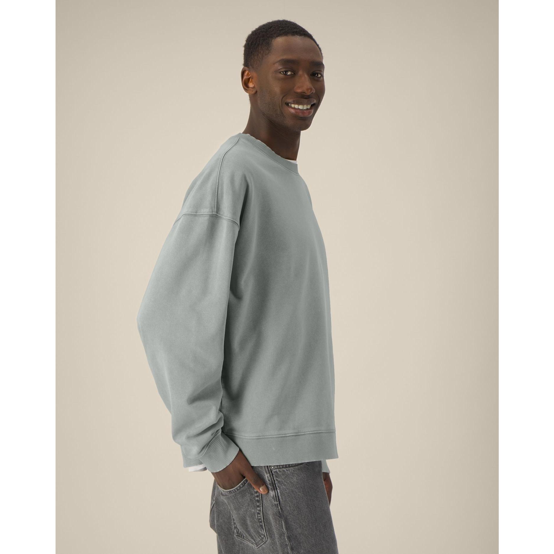 Bluză unisex Radder 2.0 Vintage G. Dyed Misty Grey 2XS