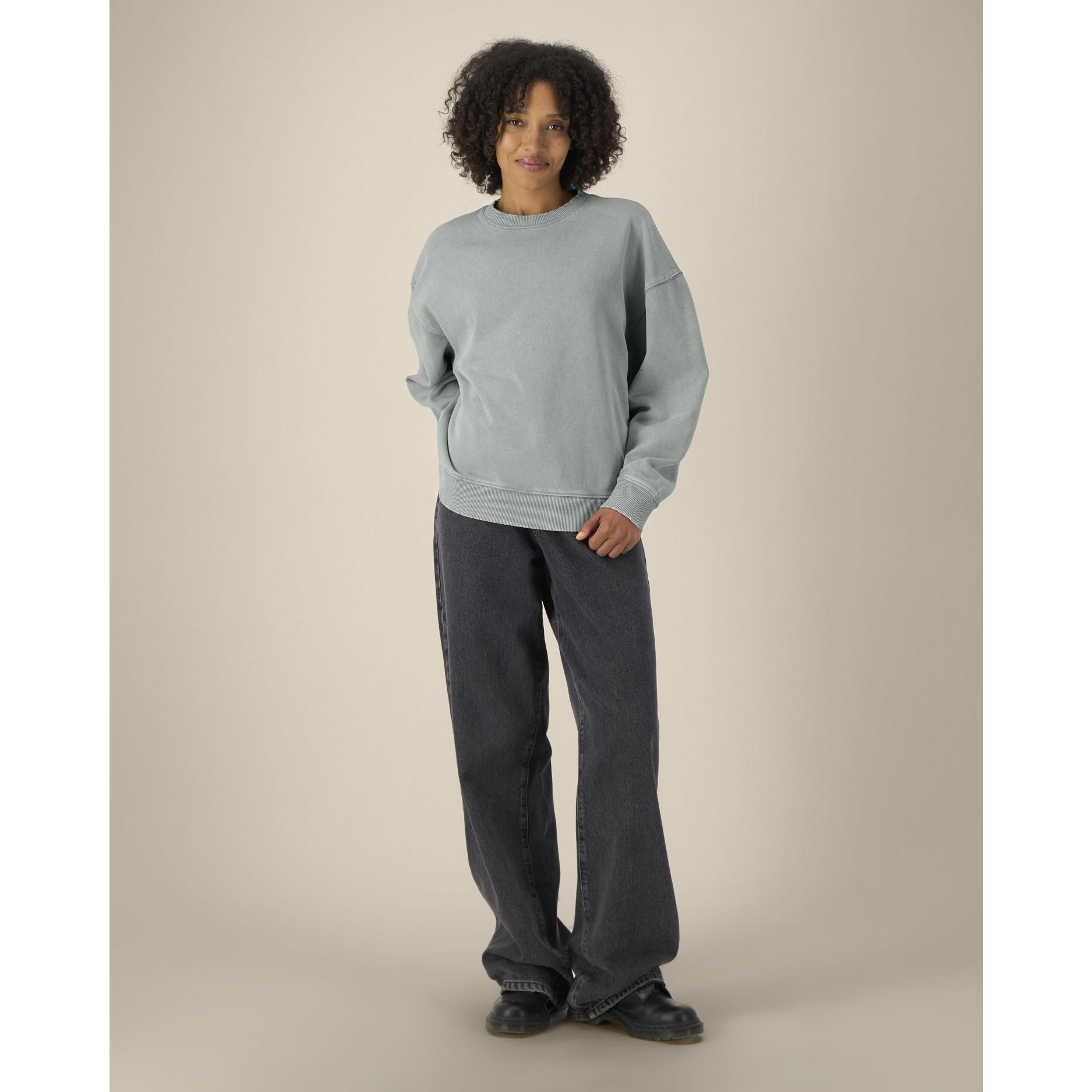 Bluză unisex Radder 2.0 Vintage G. Dyed Misty Grey 2XS