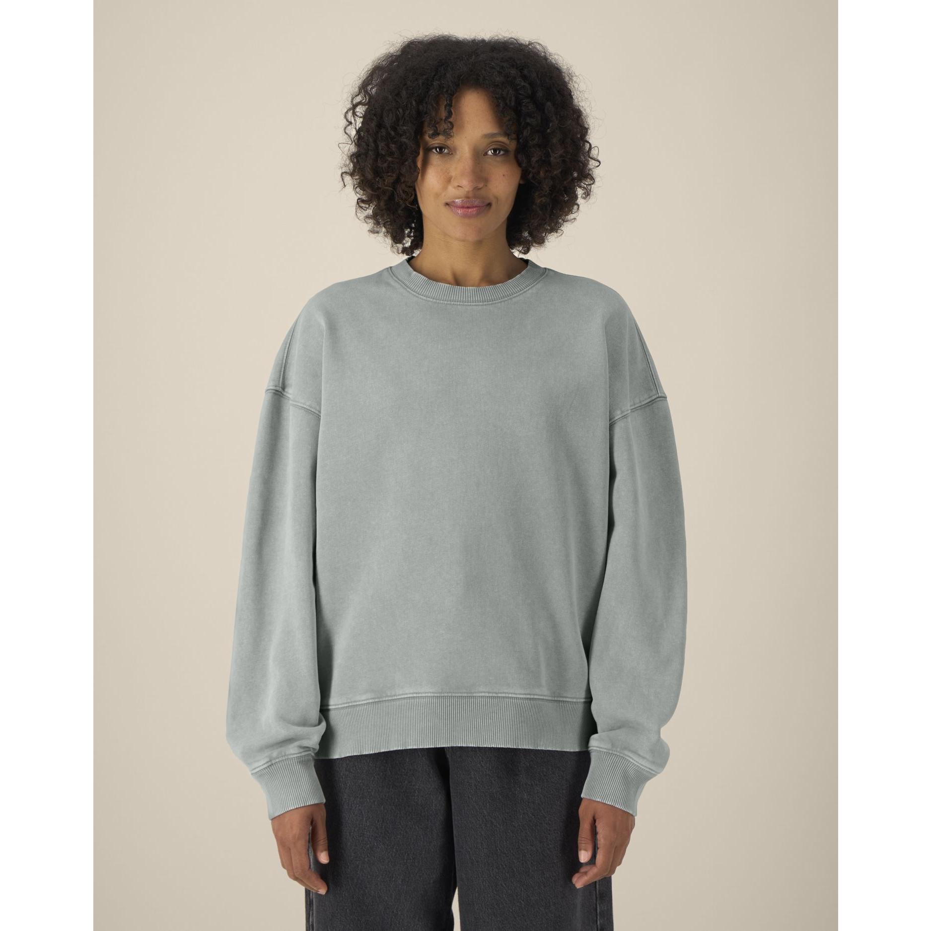 Bluză unisex Radder 2.0 Vintage G. Dyed Misty Grey 2XS