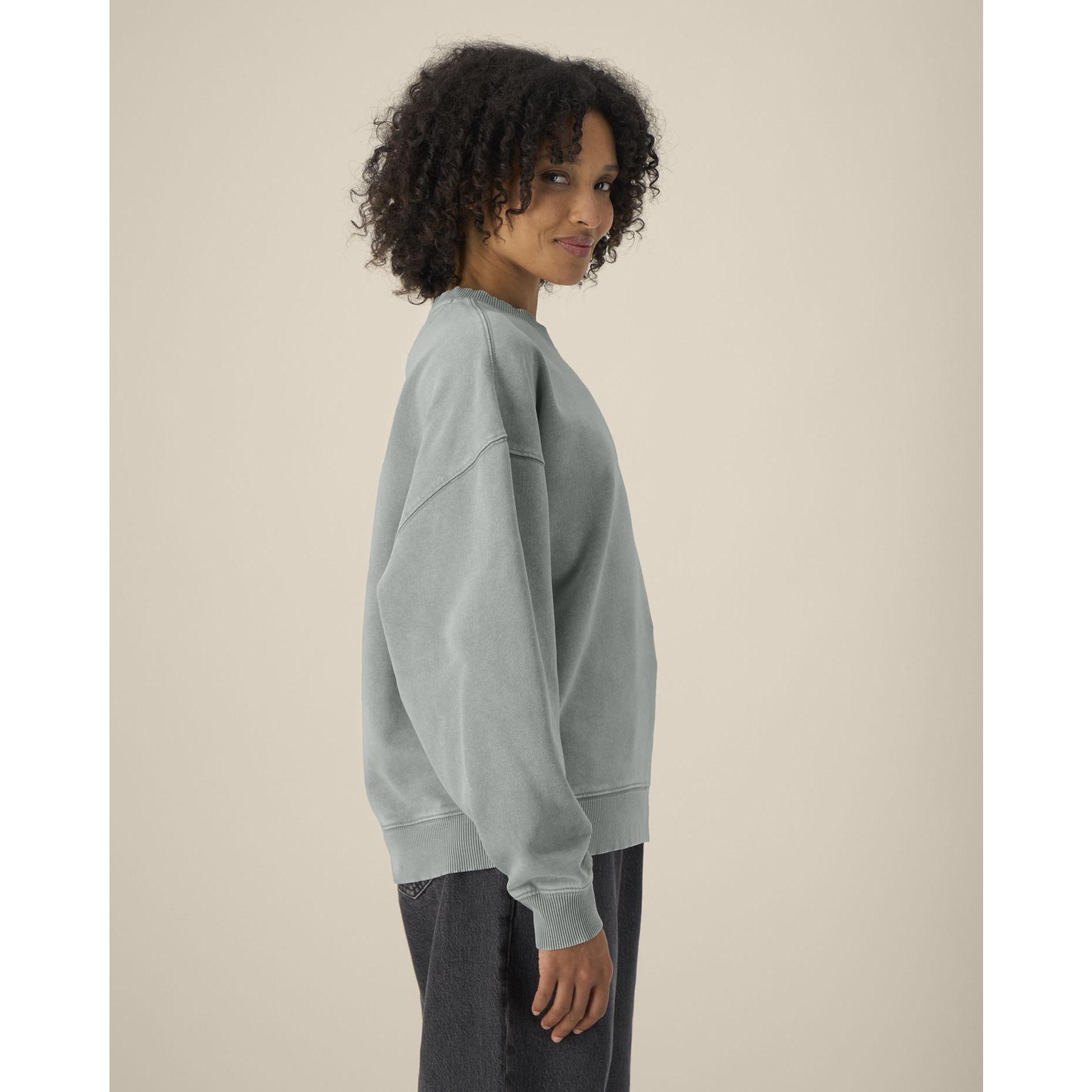 Bluză unisex Radder 2.0 Vintage G. Dyed Misty Grey 2XS