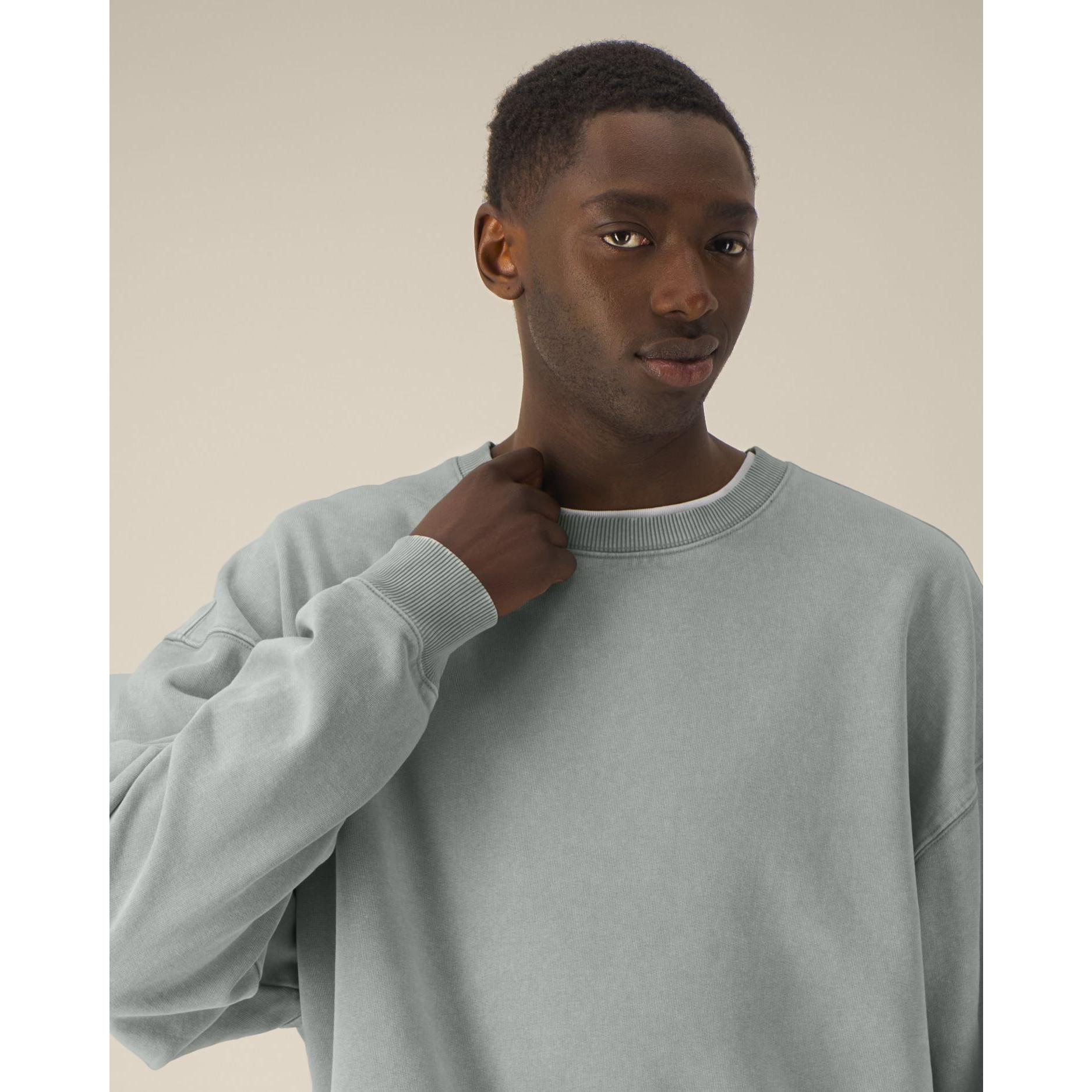 Bluză unisex Radder 2.0 Vintage G. Dyed Misty Grey 2XS