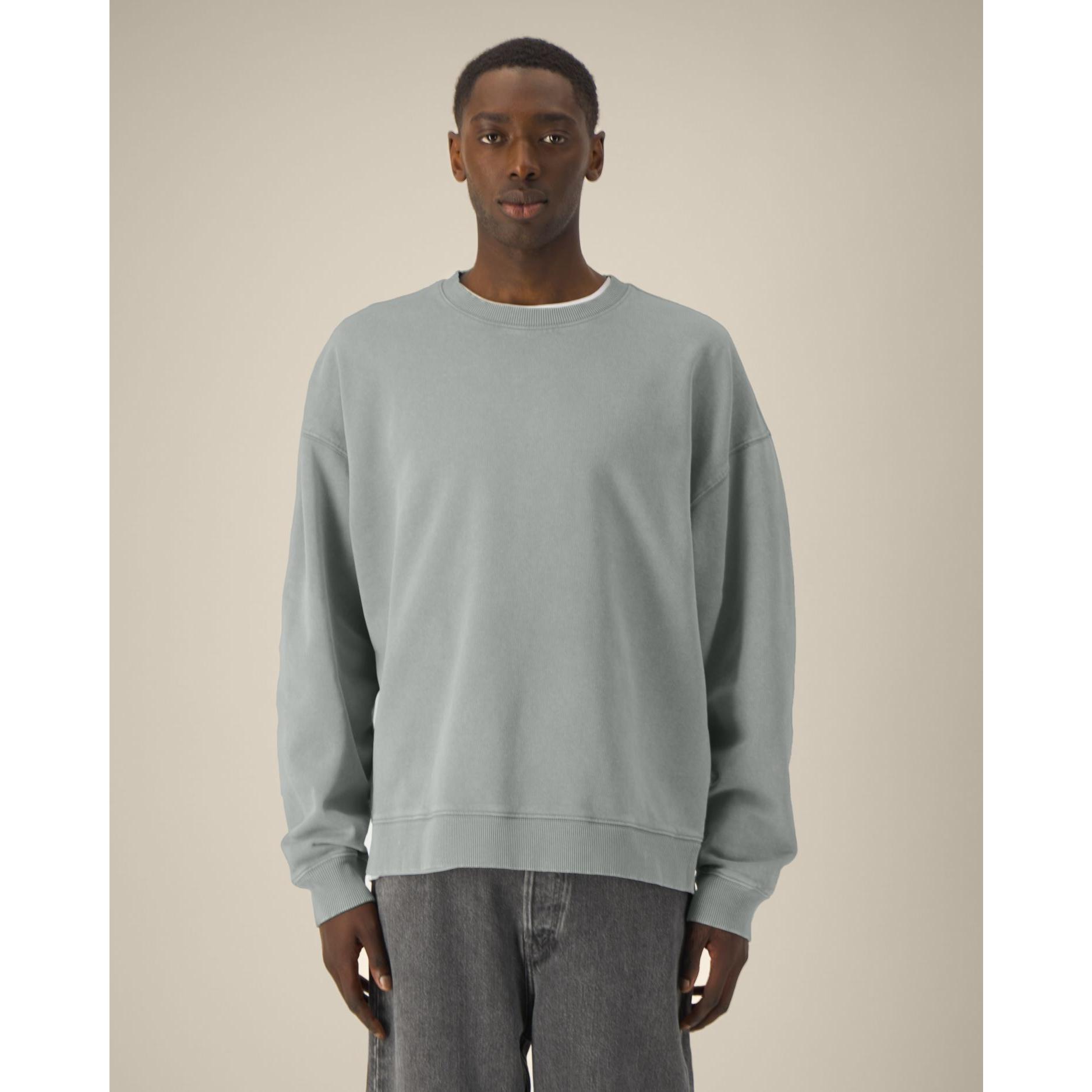 Bluză unisex Radder 2.0 Vintage G. Dyed Misty Grey 2XS