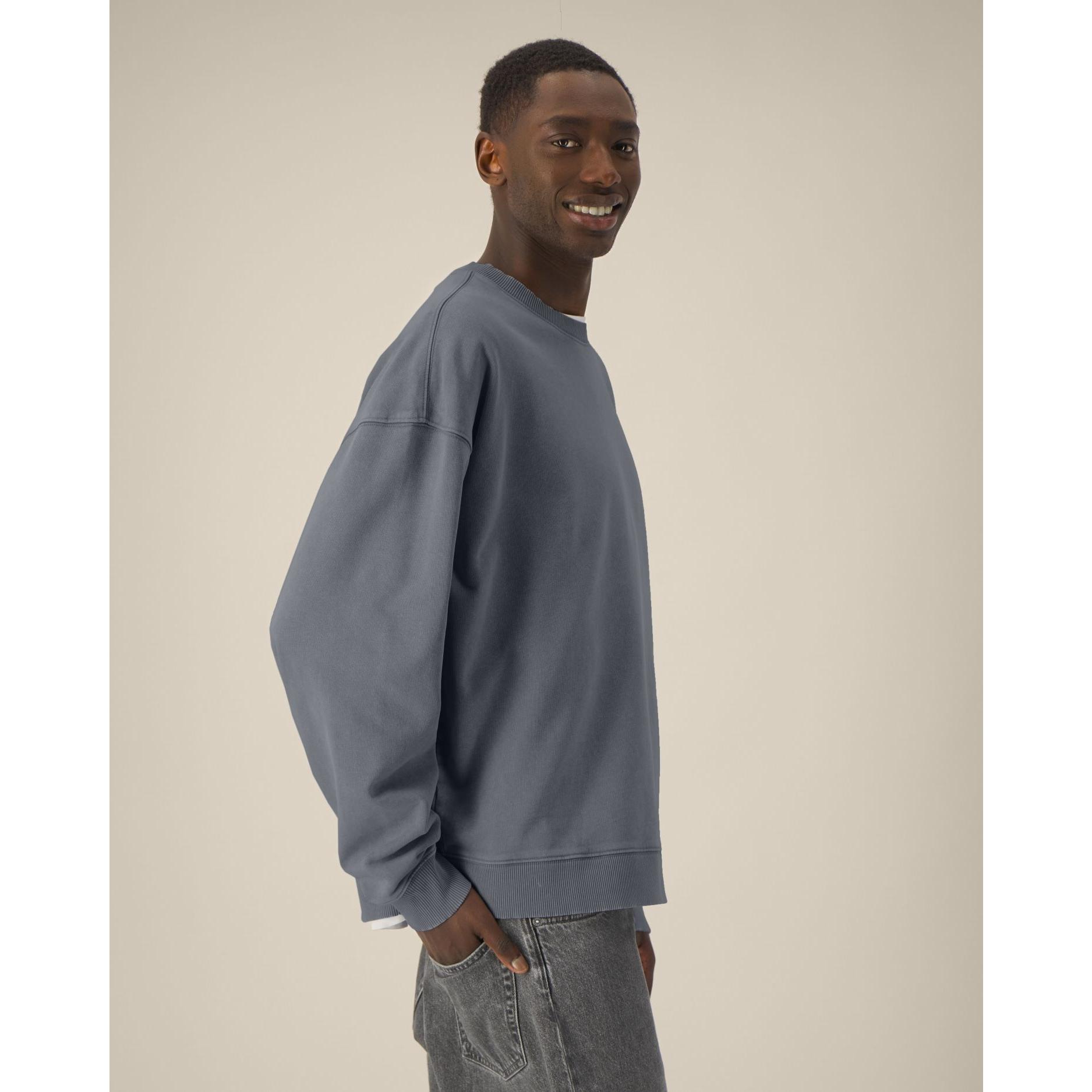 Bluză unisex Radder 2.0 Vintage G. Dyed Anthracite 3XL