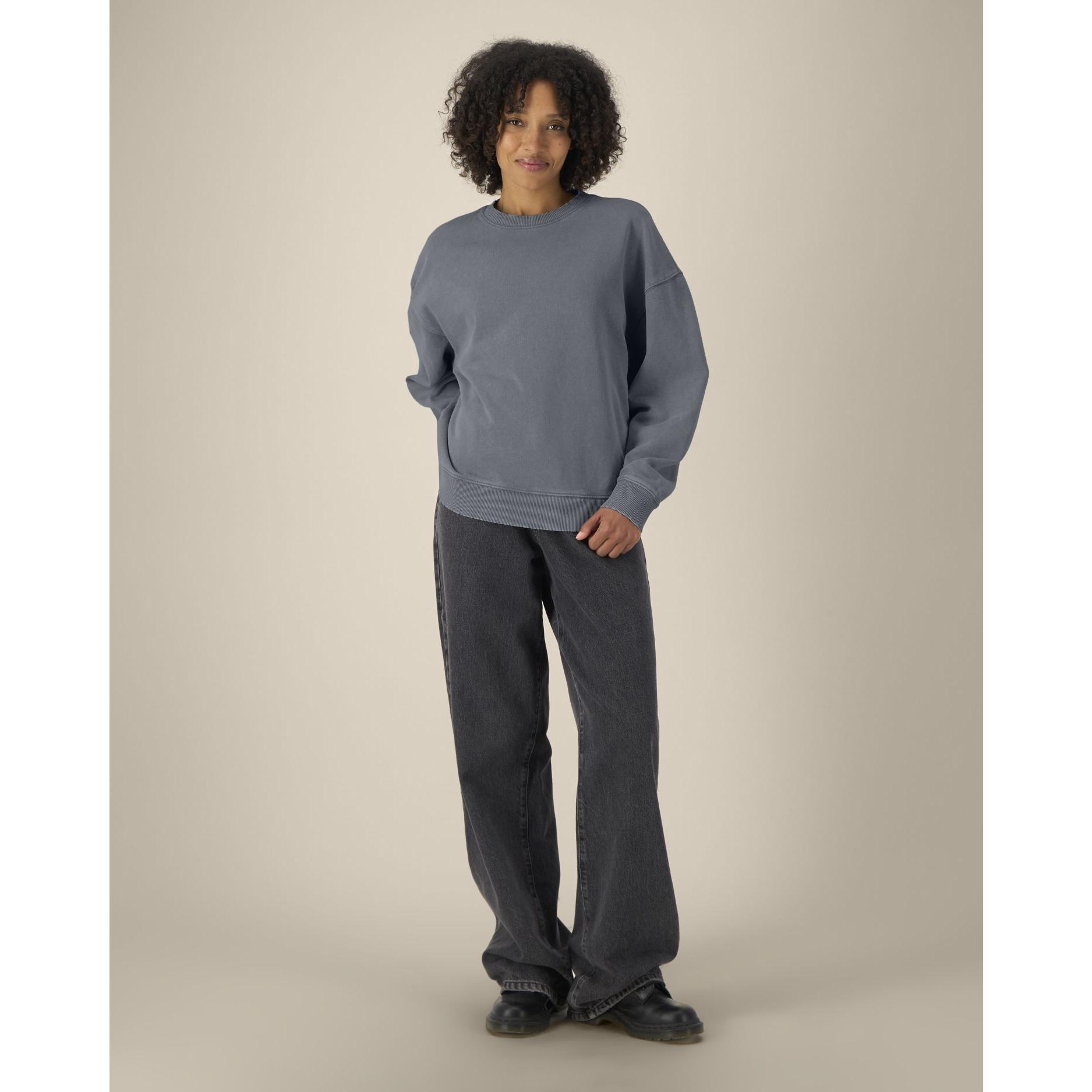 Bluză unisex Radder 2.0 Vintage G. Dyed Anthracite 3XL