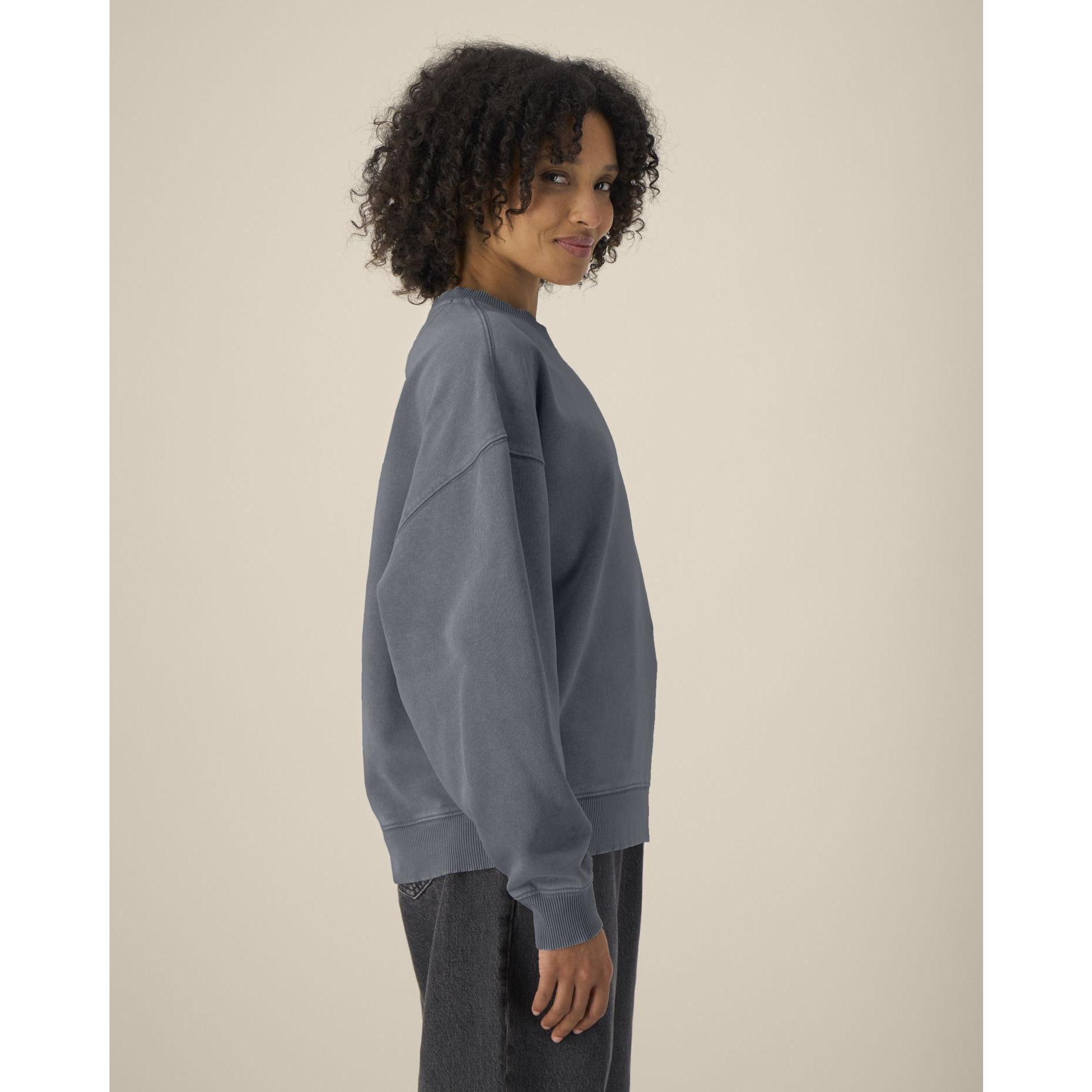 Bluză unisex Radder 2.0 Vintage G. Dyed Anthracite 3XL