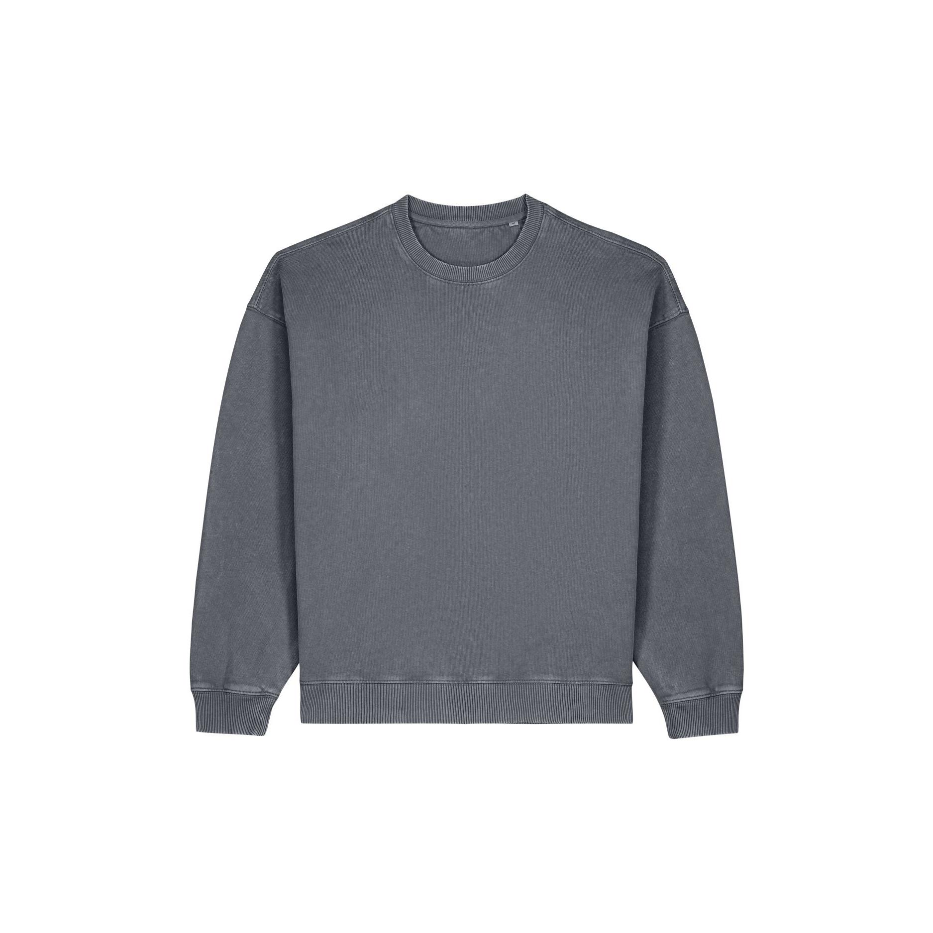 Bluză unisex Radder 2.0 Vintage G. Dyed Anthracite 3XL