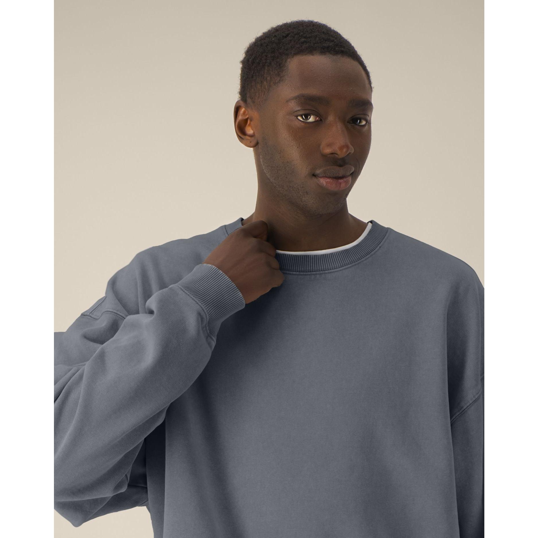 Bluză unisex Radder 2.0 Vintage G. Dyed Anthracite 3XL