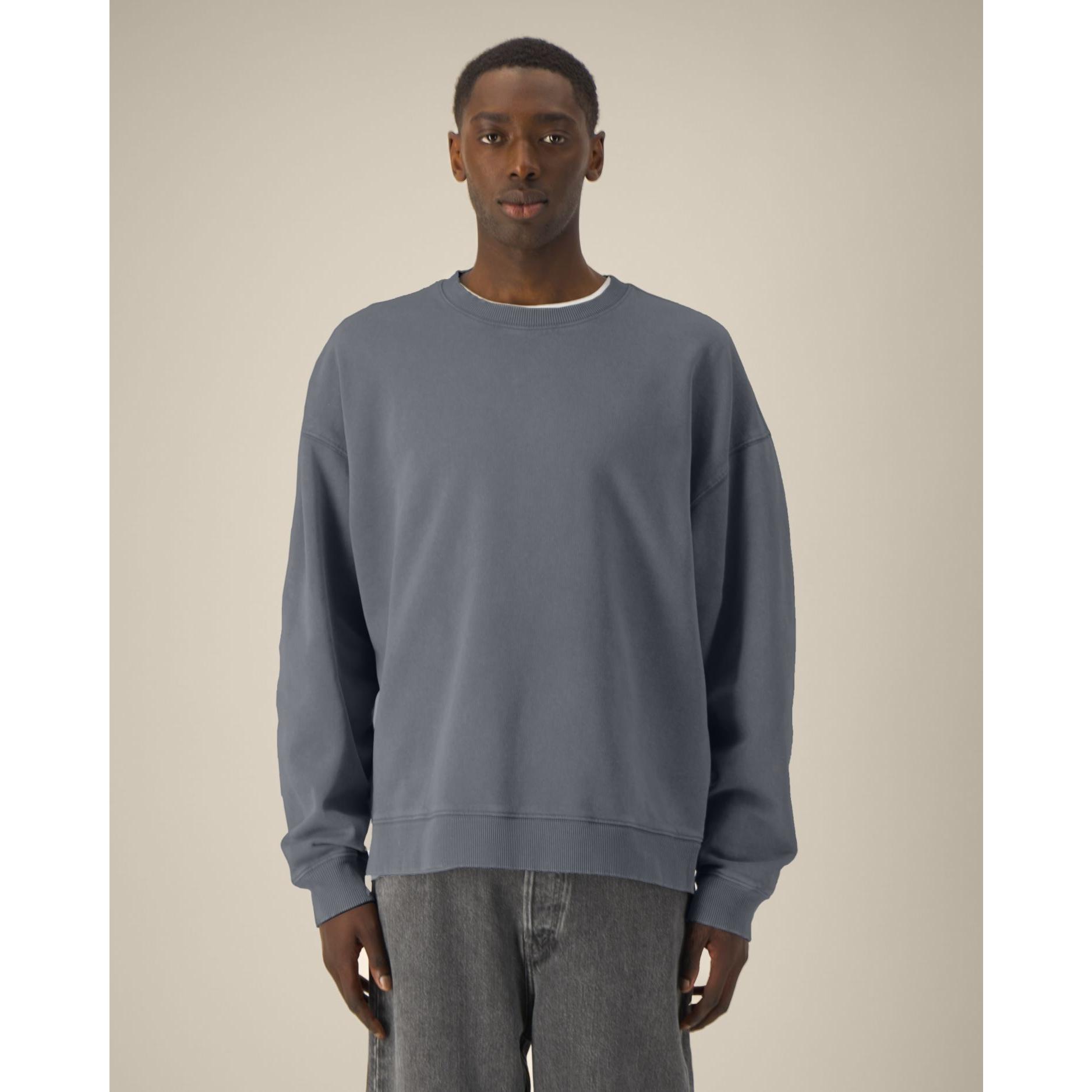 Bluză unisex Radder 2.0 Vintage G. Dyed Anthracite 3XL
