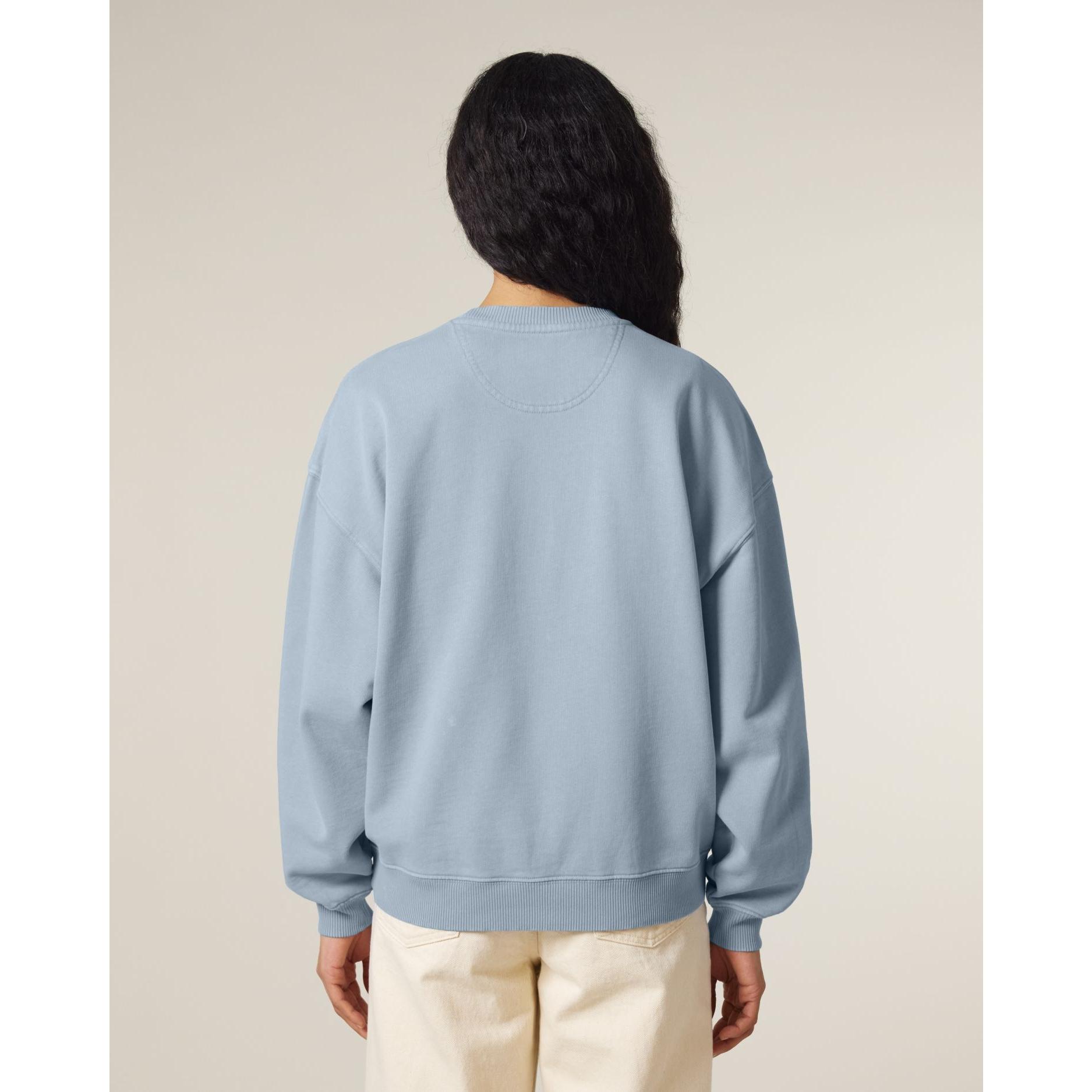 Bluză unisex Radder 2.0 Vintage G. Dyed Blue Stone 3XL