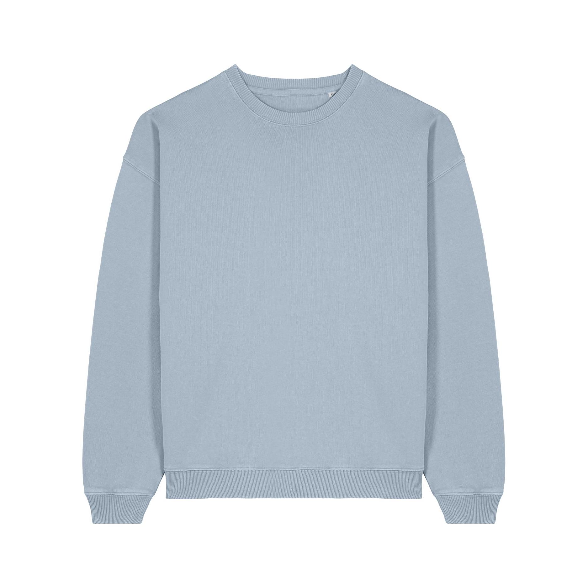 Bluză unisex Radder 2.0 Vintage G. Dyed Blue Stone L