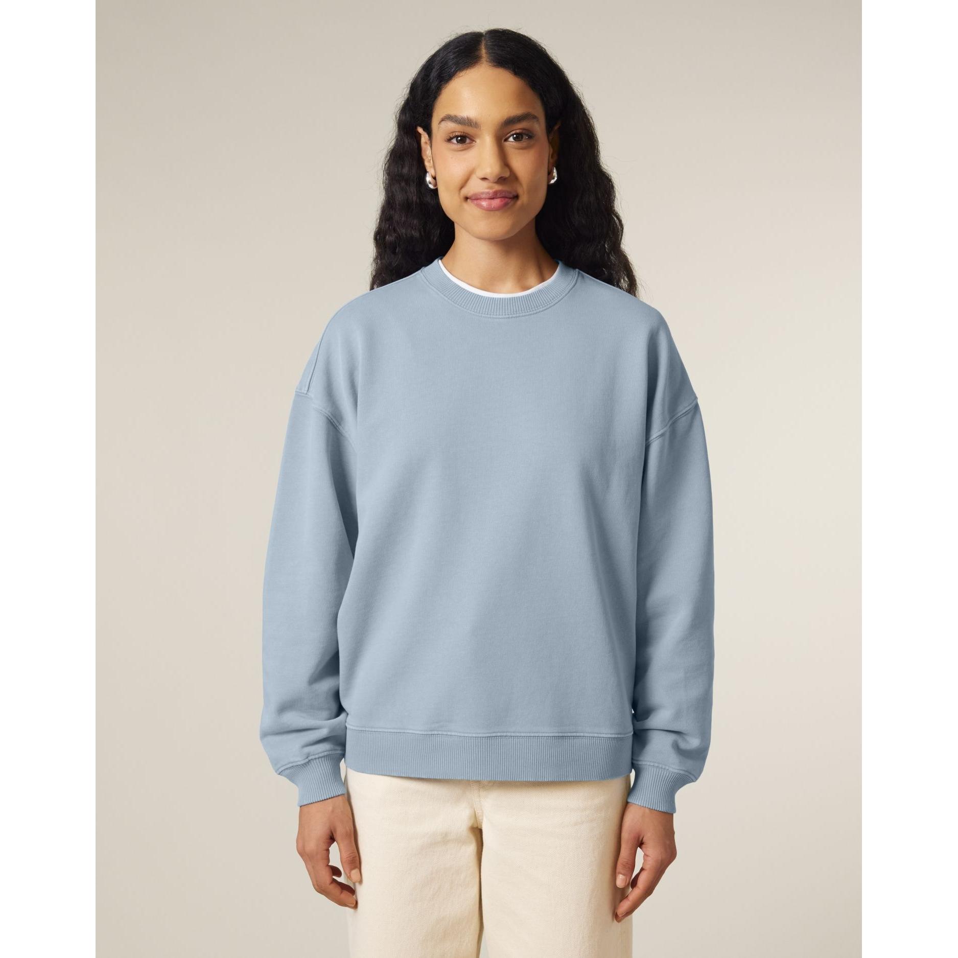 Bluză unisex Radder 2.0 Vintage G. Dyed Blue Stone L