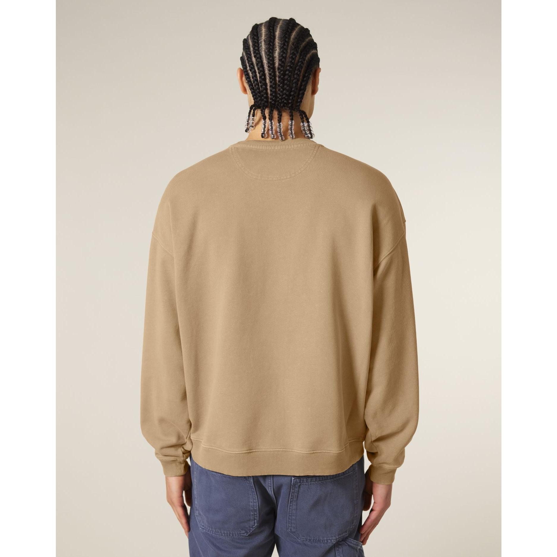 Bluză unisex Radder 2.0 Vintage G. Dyed Latte 3XL
