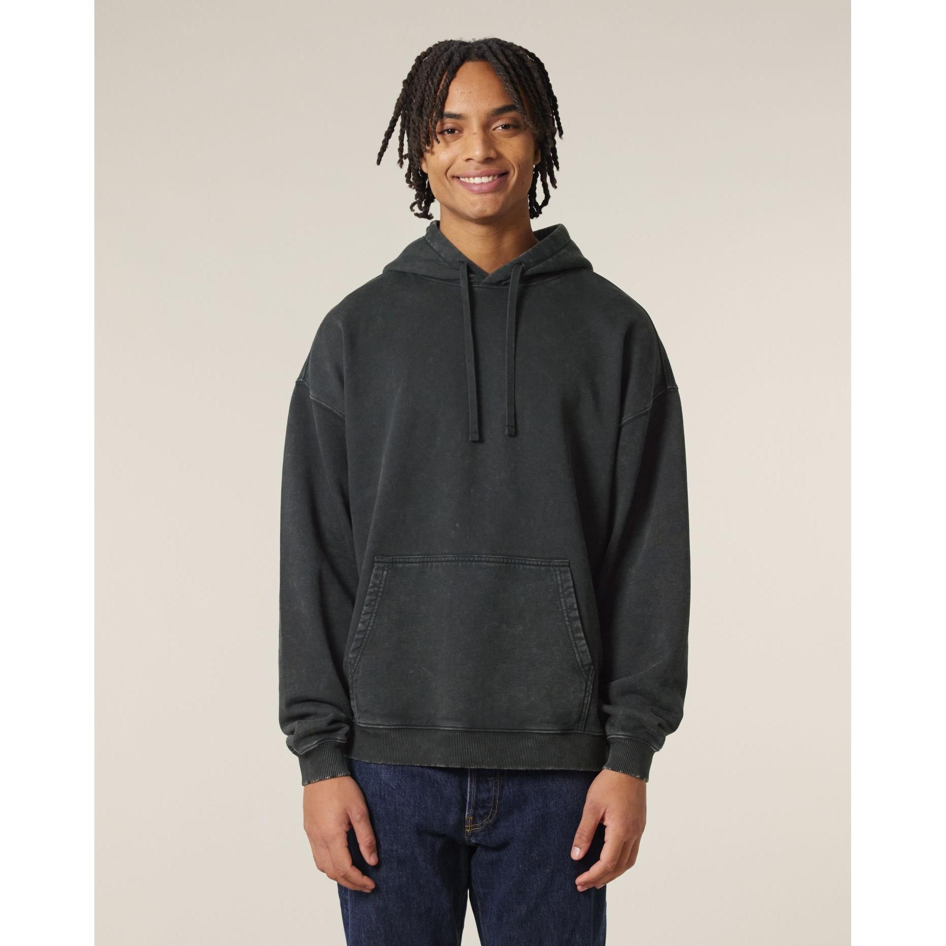 Hanorac unisex Slammer 2.0 vintage G. Dyed Black Rock 3XL