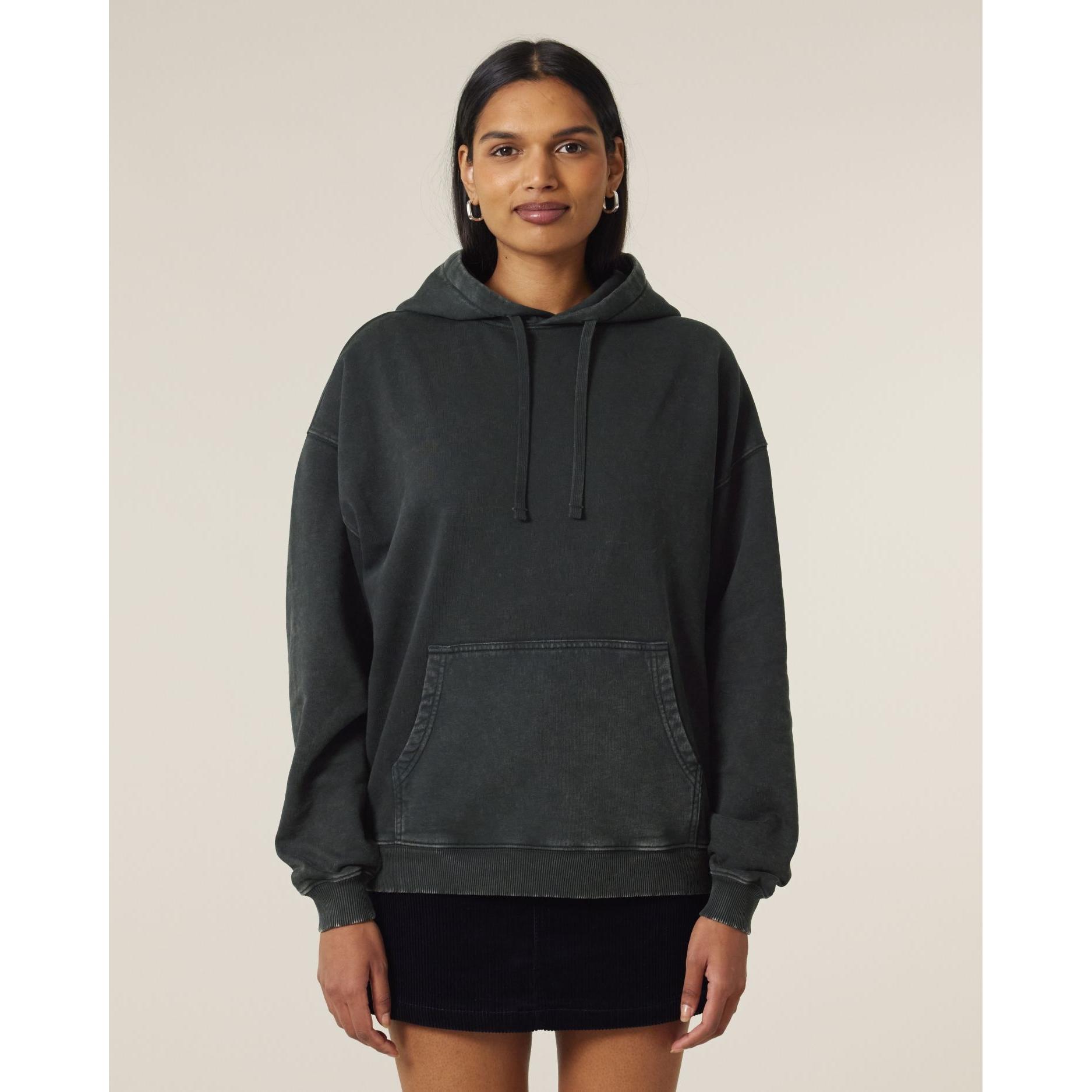 Hanorac unisex Slammer 2.0 vintage G. Dyed Black Rock 3XL