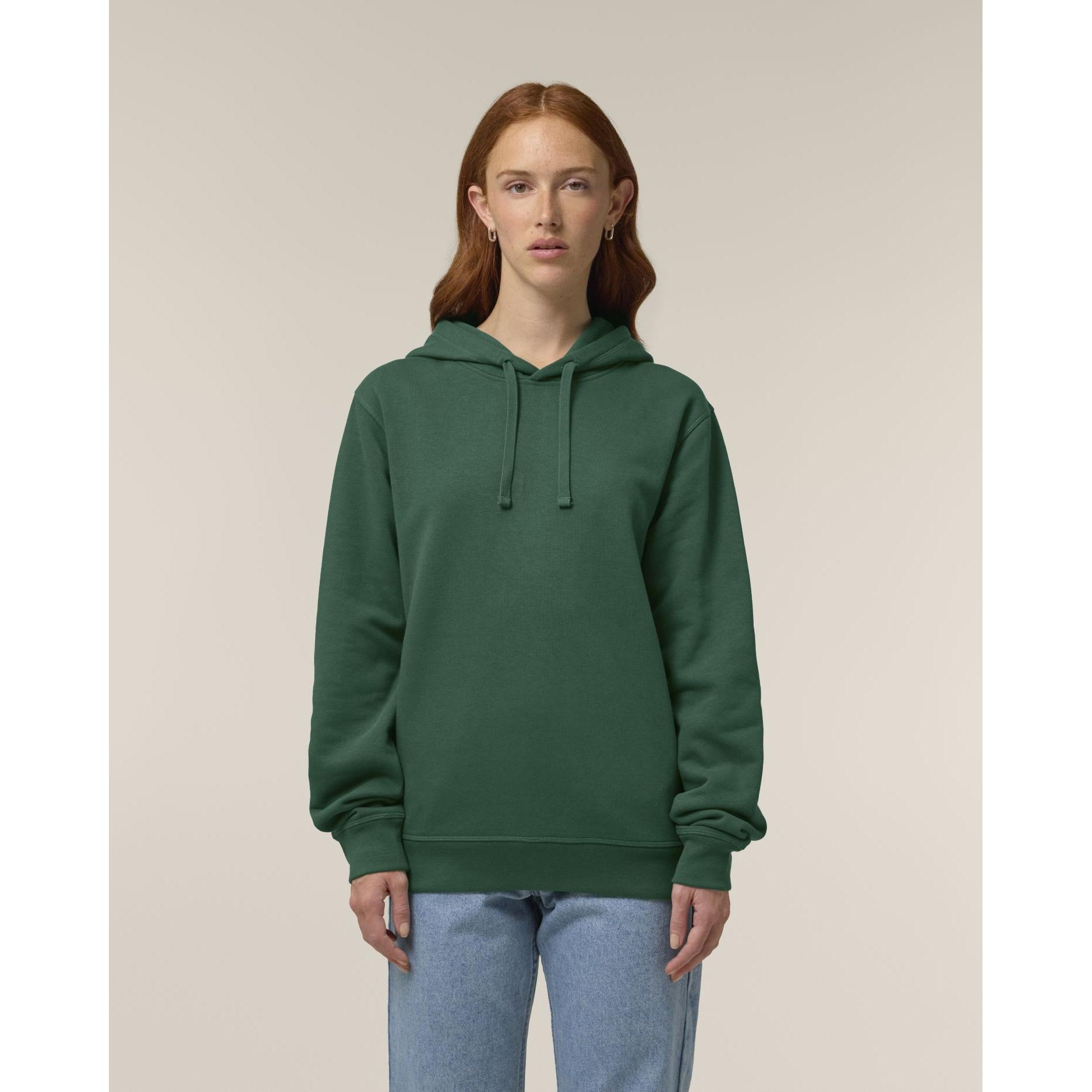 Hoodie sweatshirts Unisex Sounder Bottle Green XL