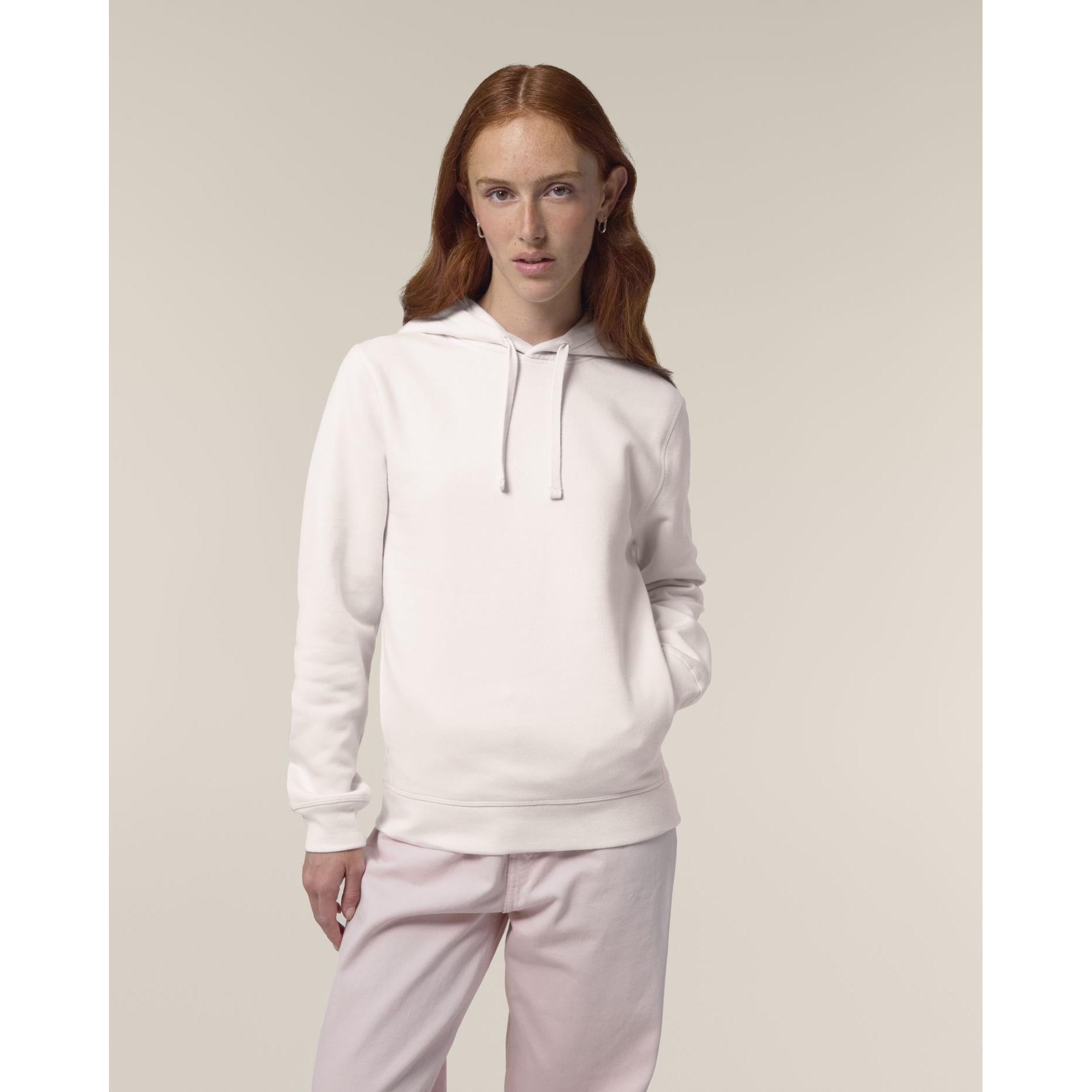 Hoodie sweatshirts Unisex Sounder Vintage White L