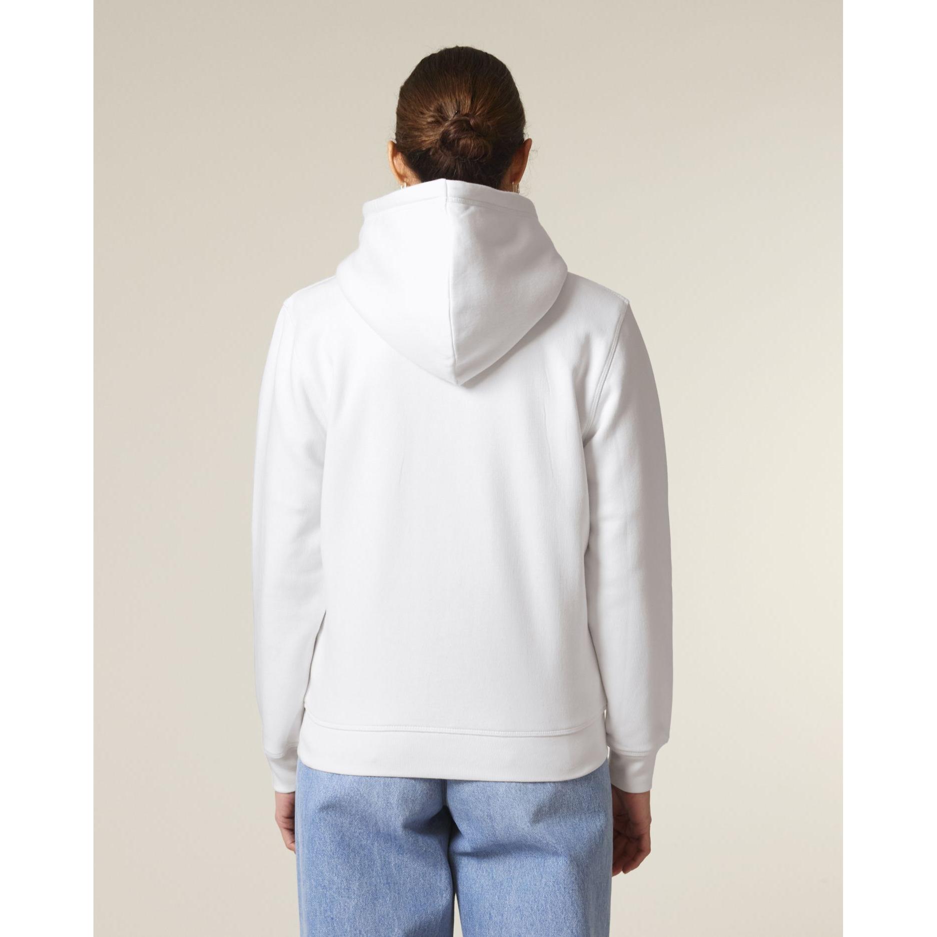 Hanorac cu fermoar unisex Mixer White 2XS