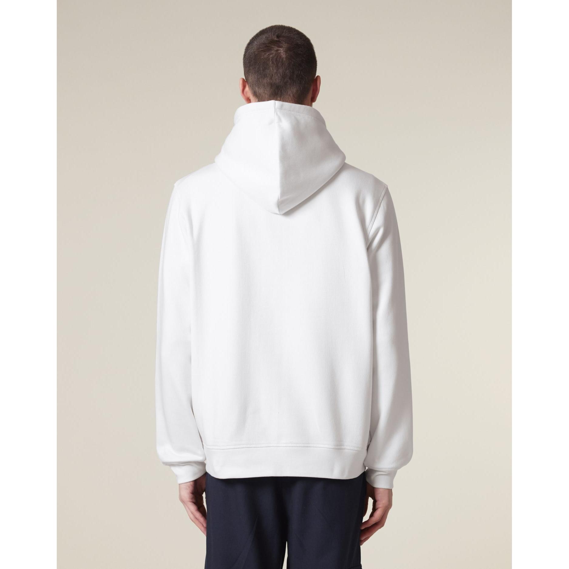 Hanorac cu fermoar unisex Mixer White 2XS