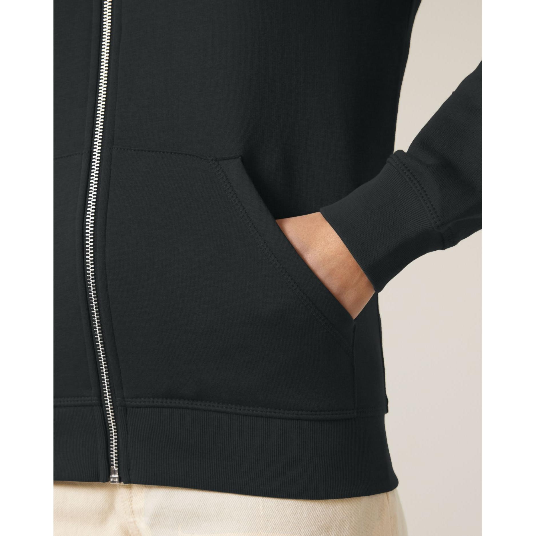 Hanorac cu fermoar unisex Mixer Black S