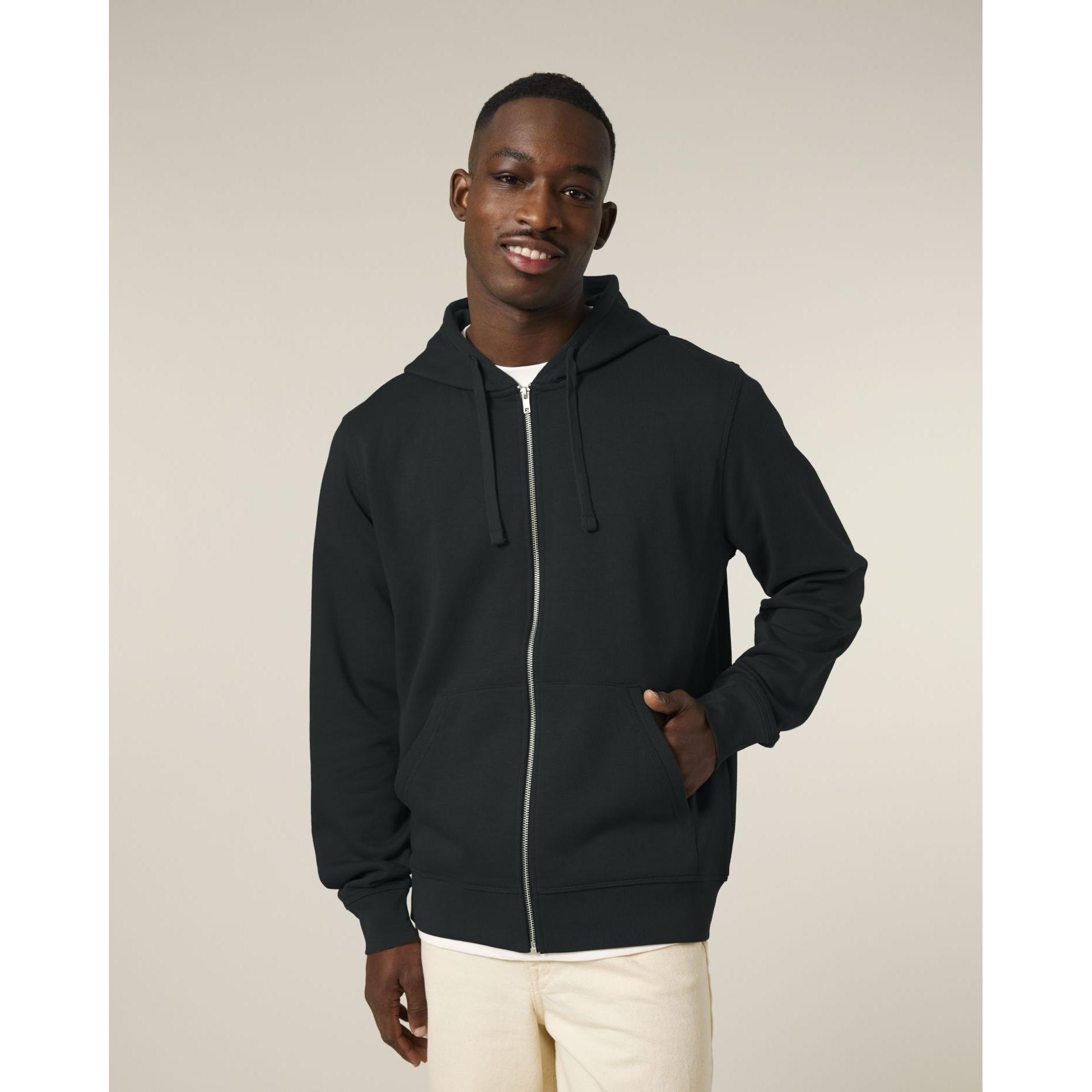 Hanorac cu fermoar unisex Mixer Black S