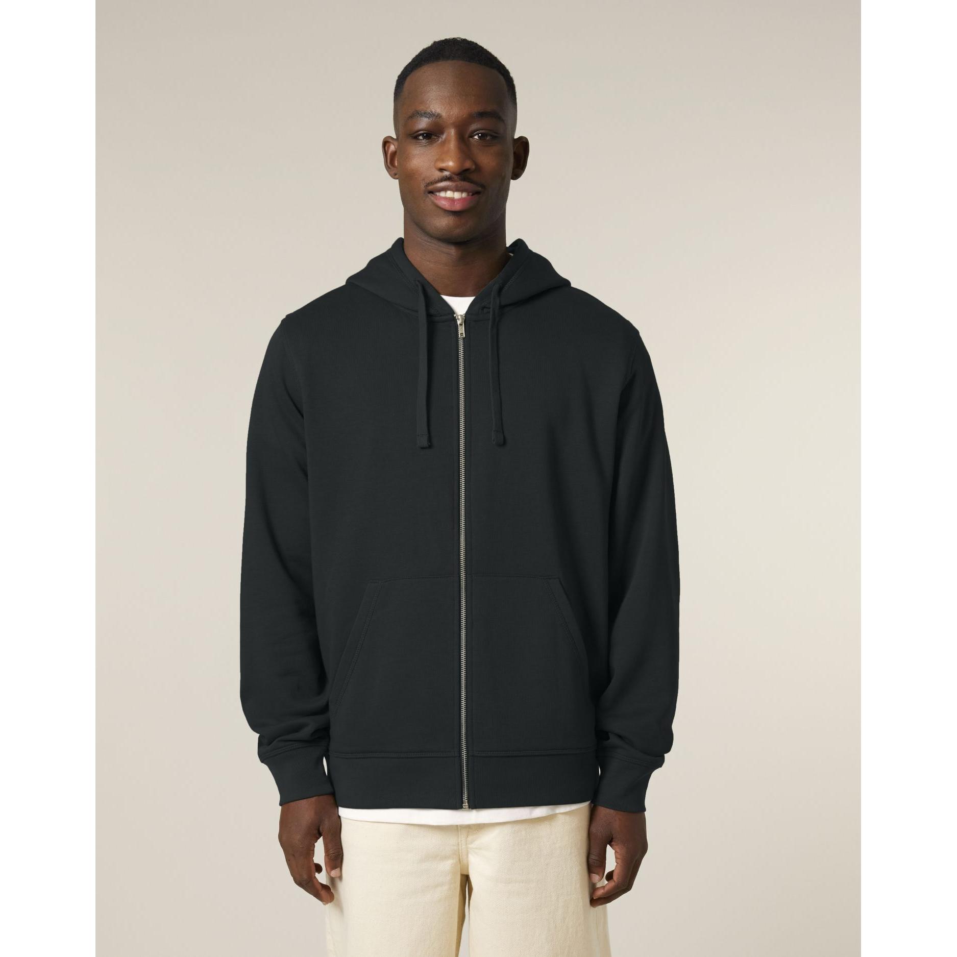 Hanorac cu fermoar unisex Mixer Black S