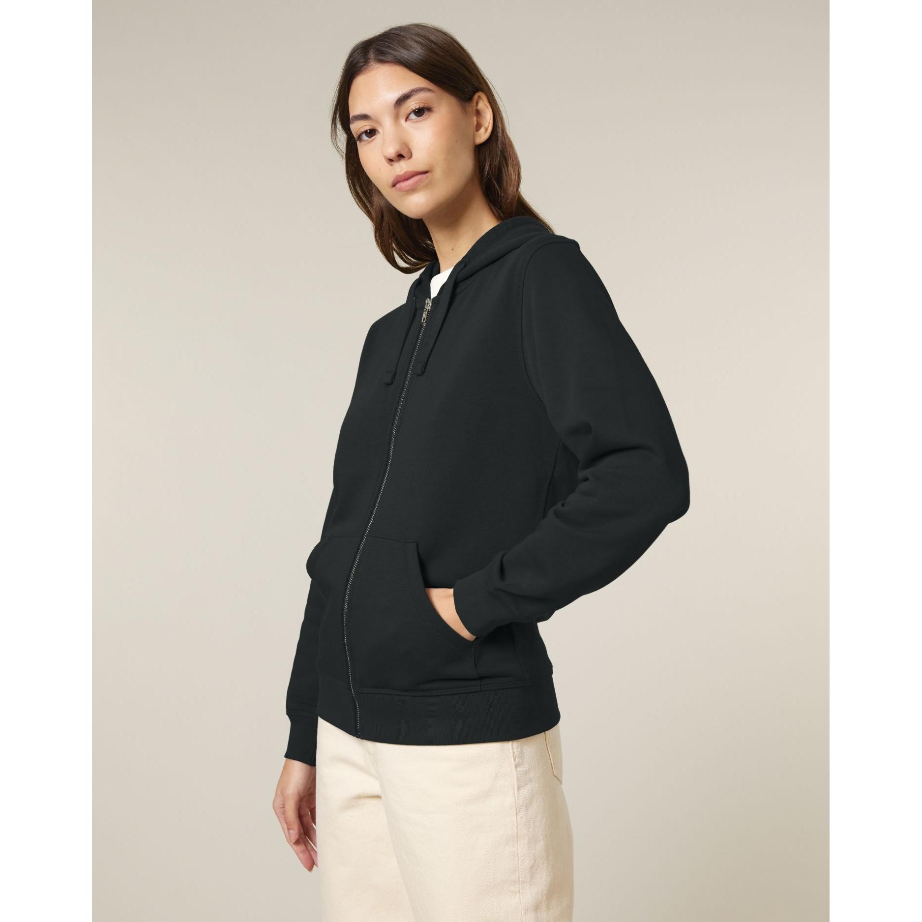 Hanorac cu fermoar unisex Mixer Black S