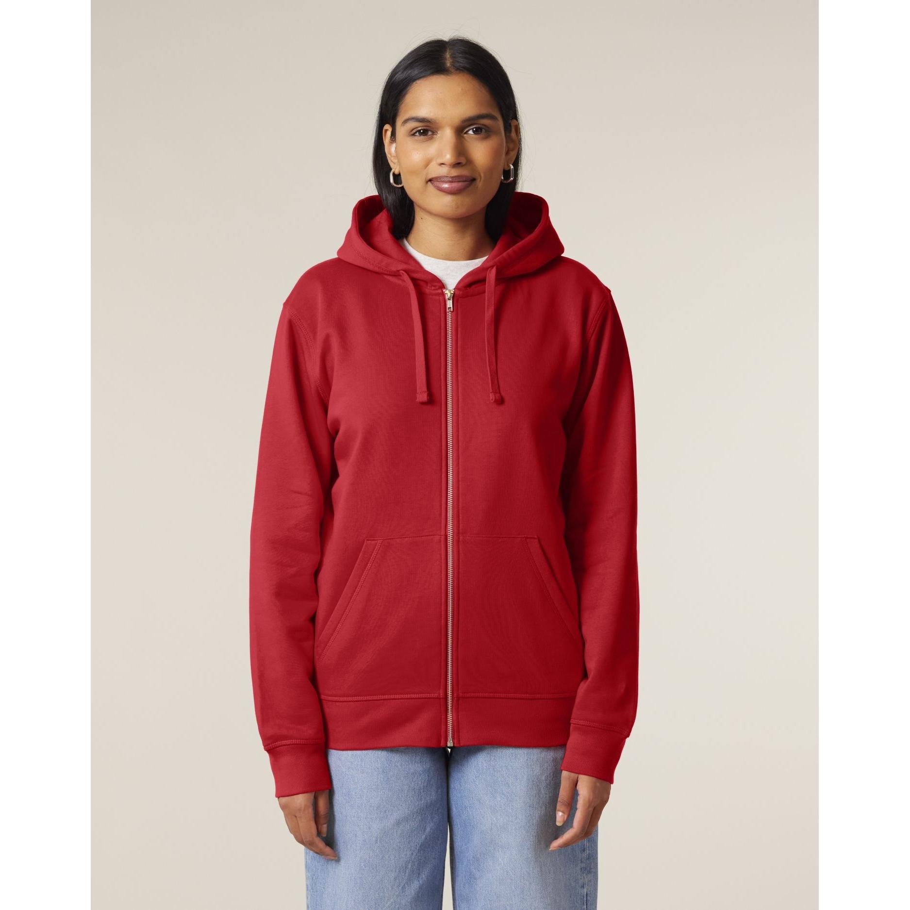 Hanorac cu fermoar unisex Mixer Red L