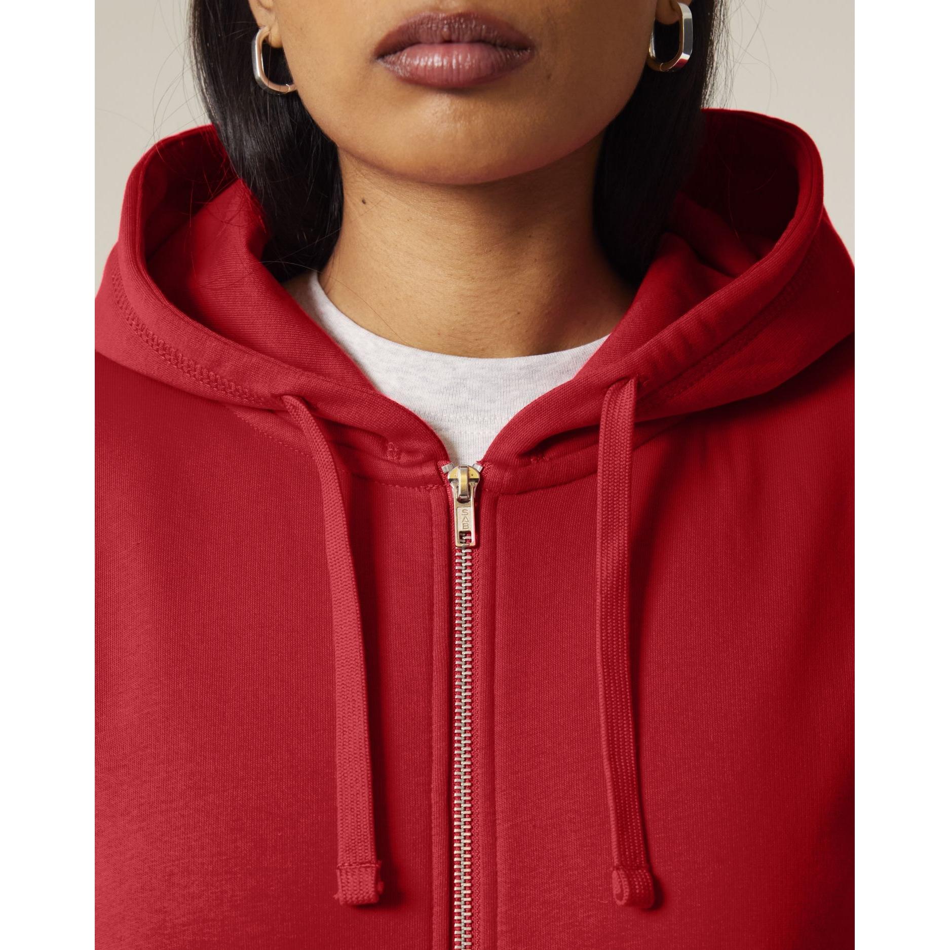 Hanorac cu fermoar unisex Mixer Red L