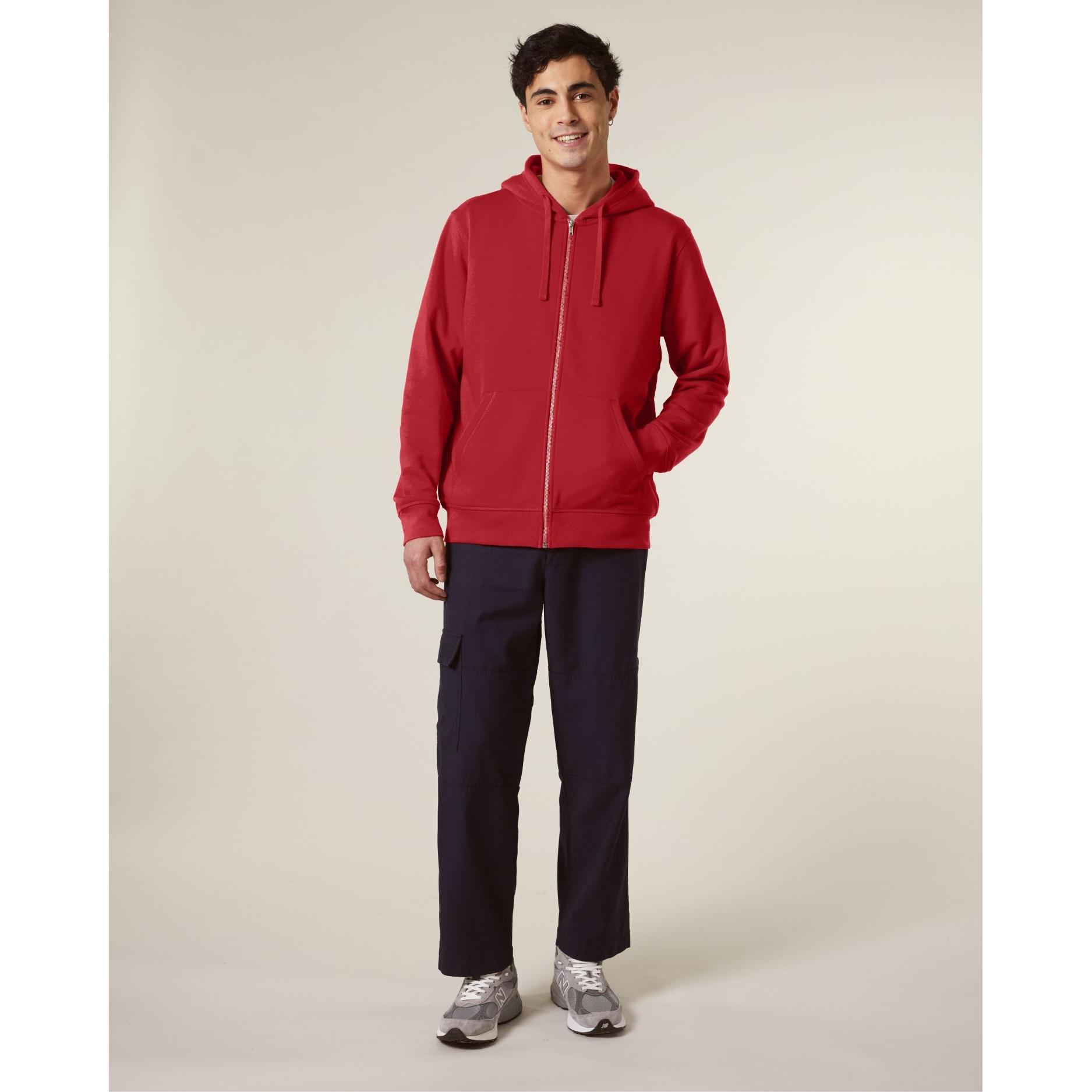 Hanorac cu fermoar unisex Mixer Red L