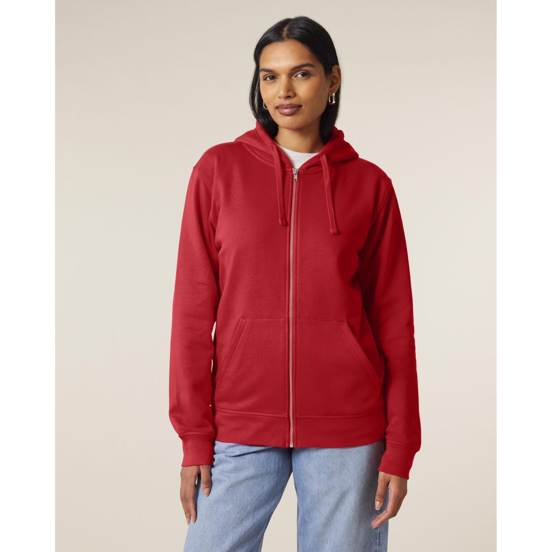 Hanorac cu fermoar unisex Mixer Red L