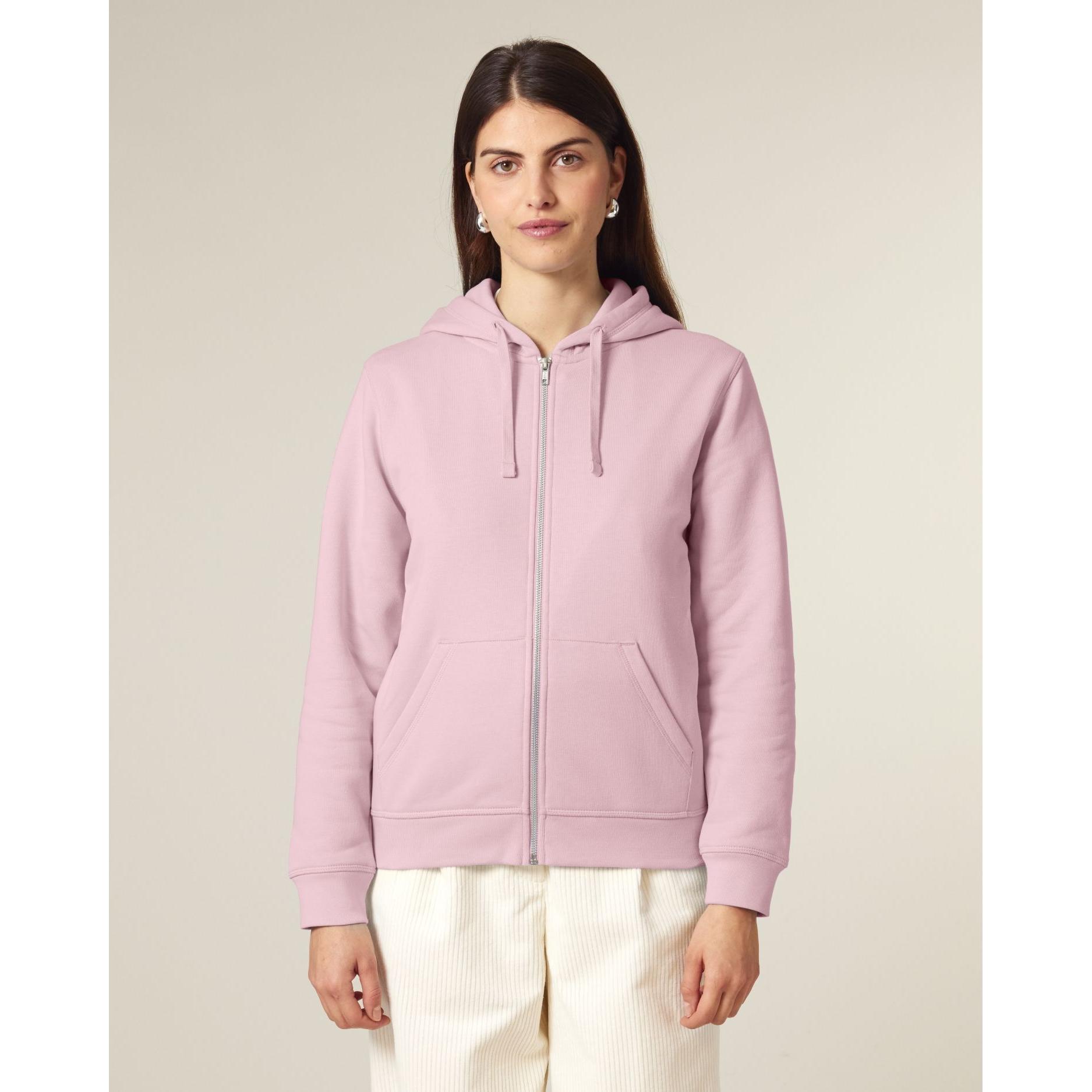 Hanorac cu fermoar unisex Mixer Cotton Pink L