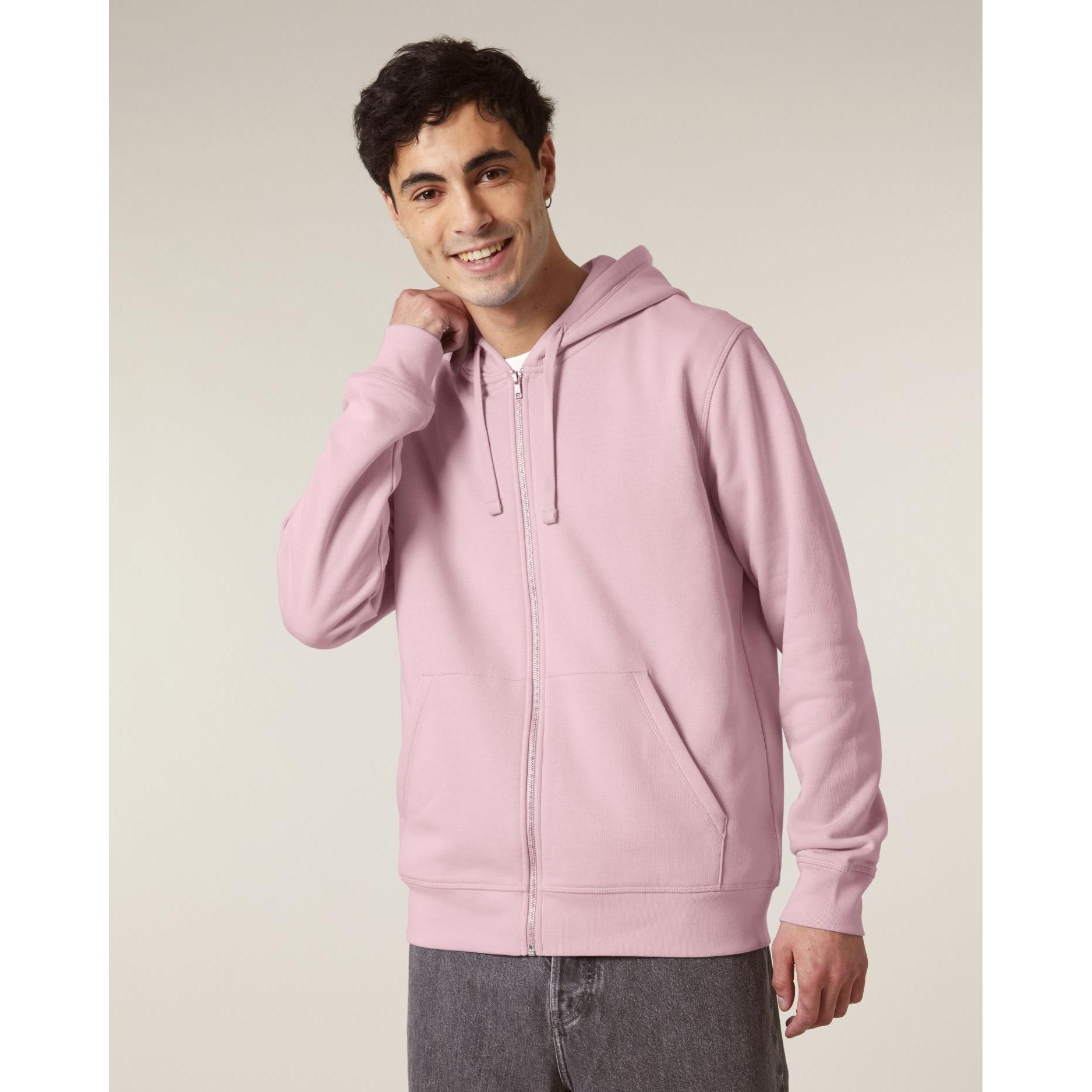 Hanorac cu fermoar unisex Mixer Cotton Pink L