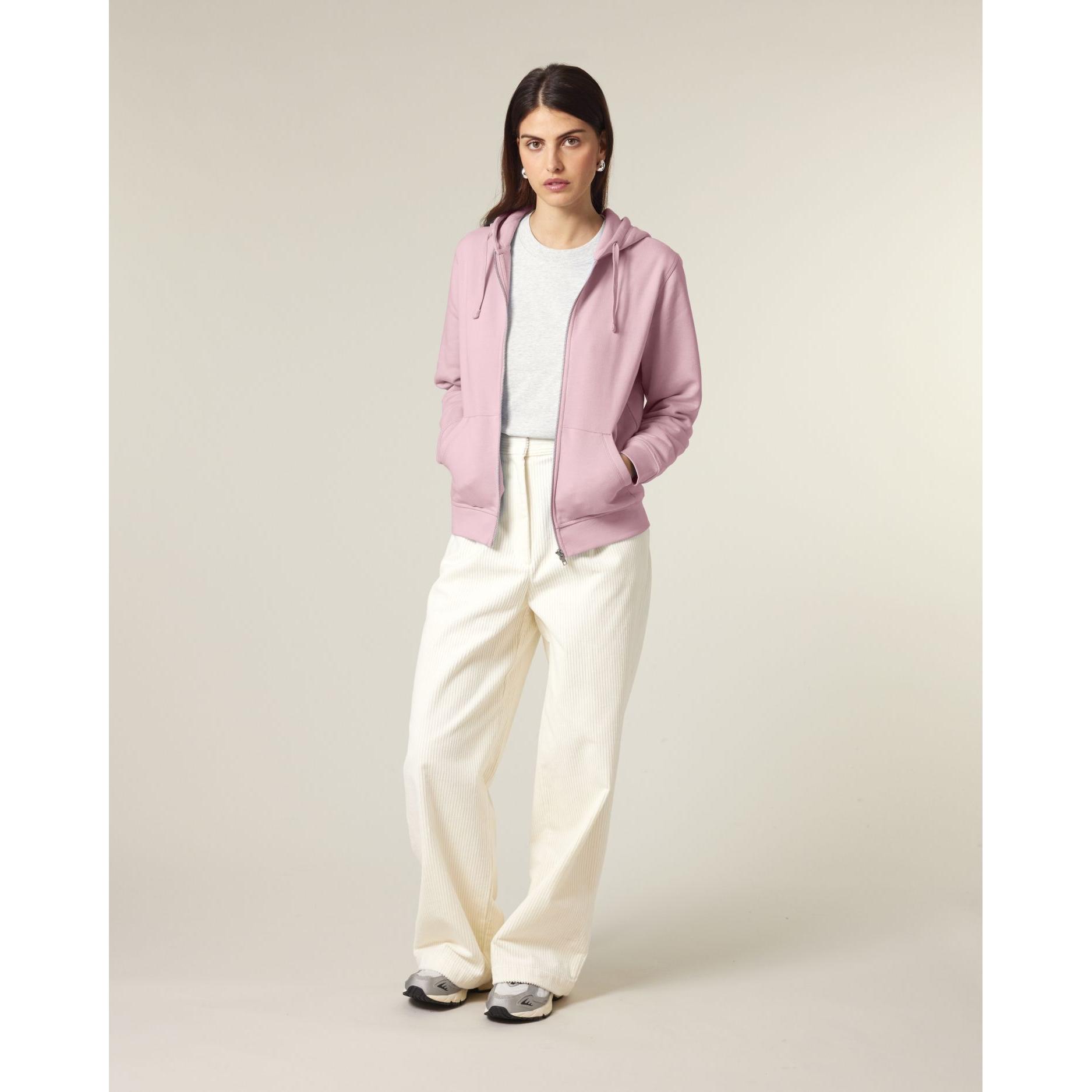 Hanorac cu fermoar unisex Mixer Cotton Pink L