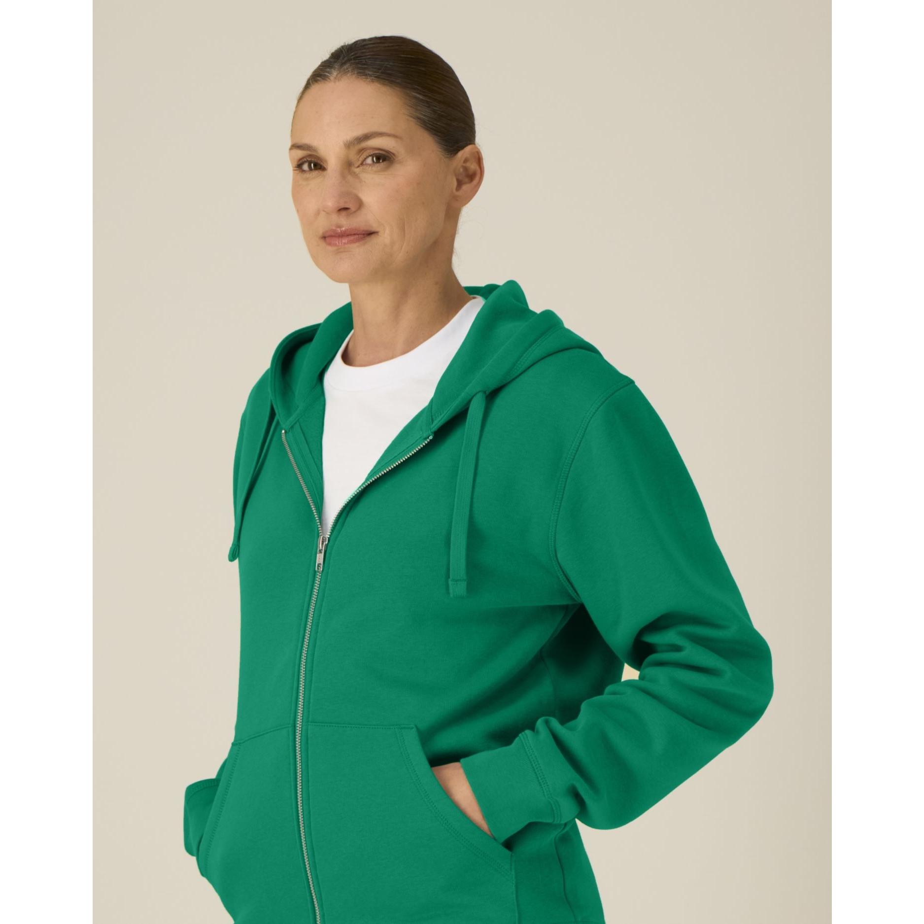 Hanorac cu fermoar unisex Mixer Verdant Green XS
