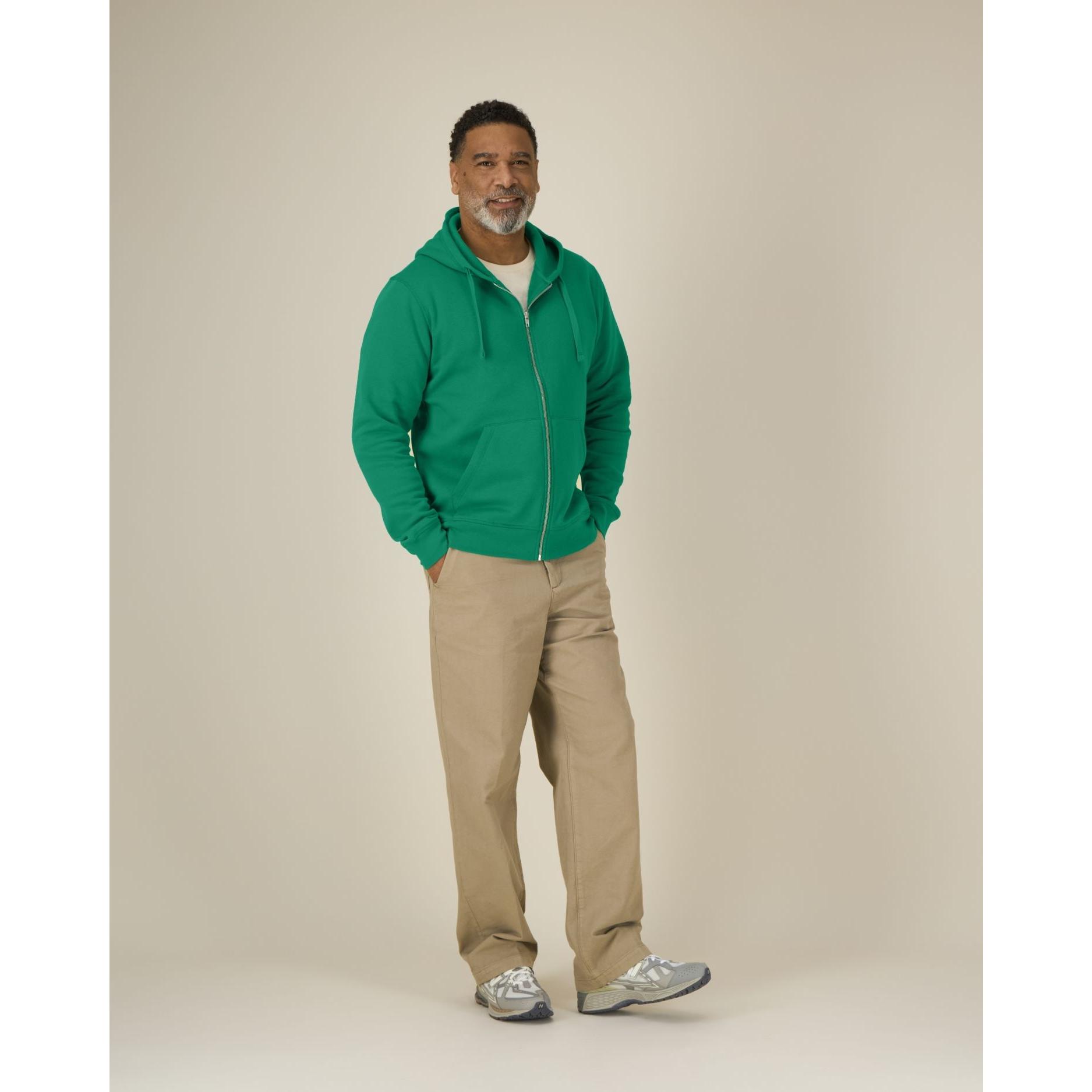 Hanorac cu fermoar unisex Mixer Verdant Green XS