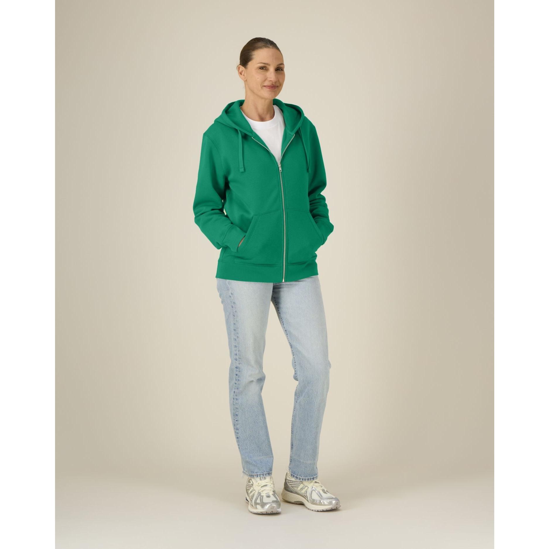 Hanorac cu fermoar unisex Mixer Verdant Green XS