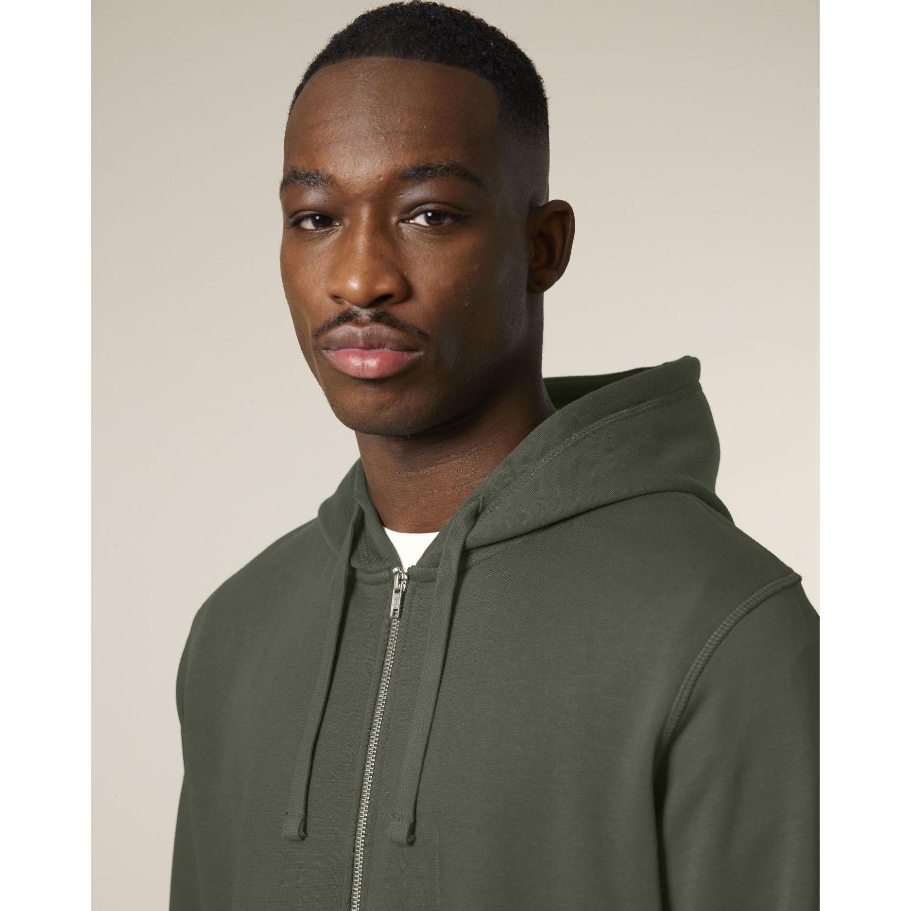 Hanorac cu fermoar unisex Mixer Khaki L