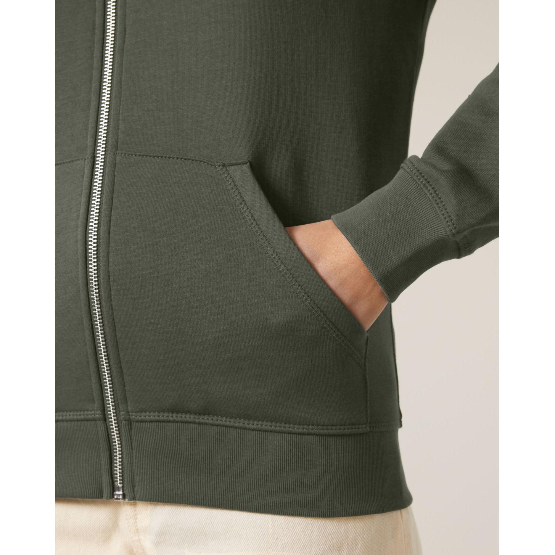 Hanorac cu fermoar unisex Mixer Khaki L