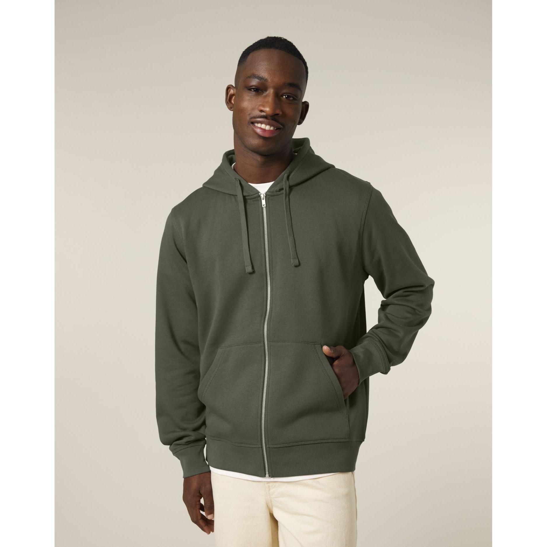 Hanorac cu fermoar unisex Mixer Khaki L