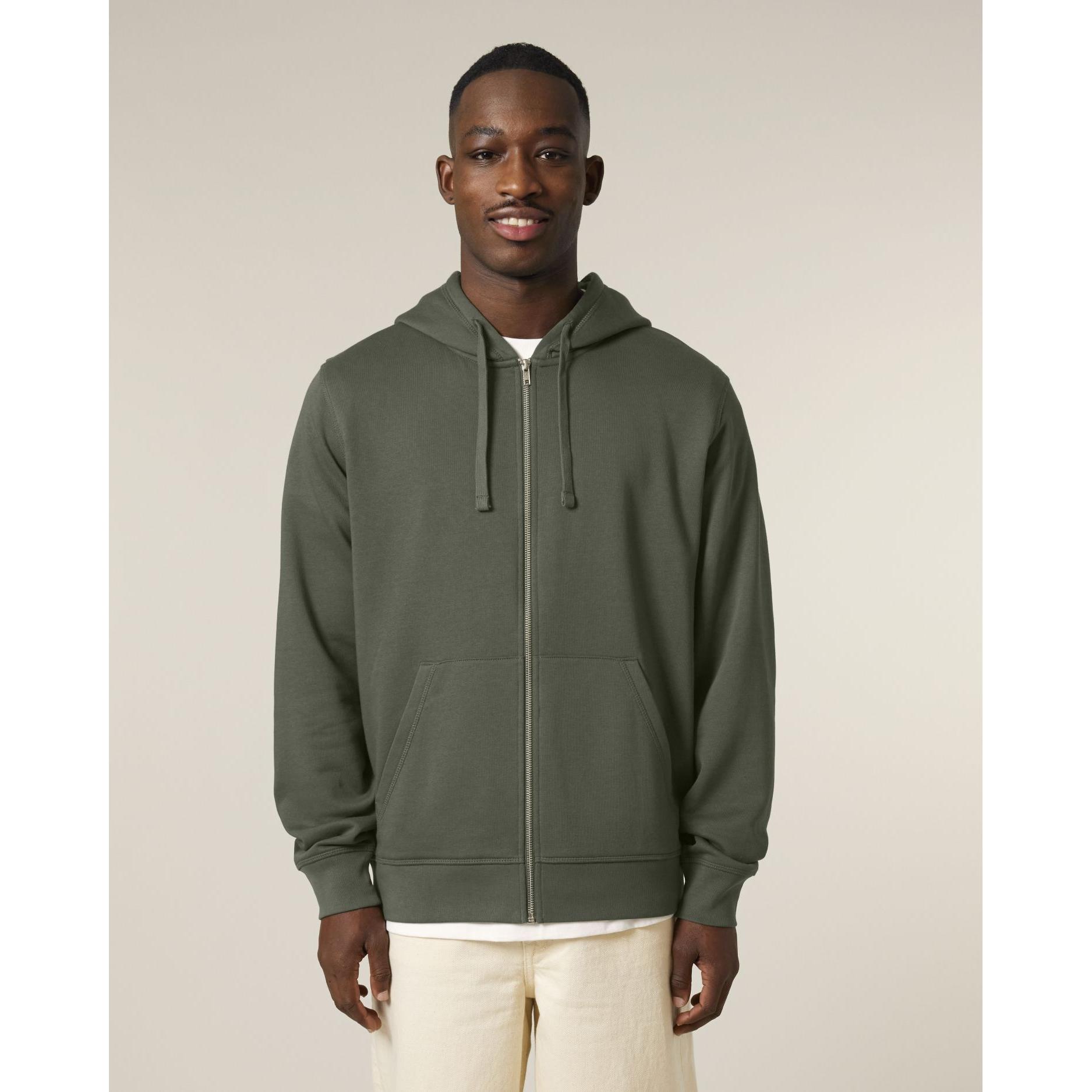 Hanorac cu fermoar unisex Mixer Khaki L