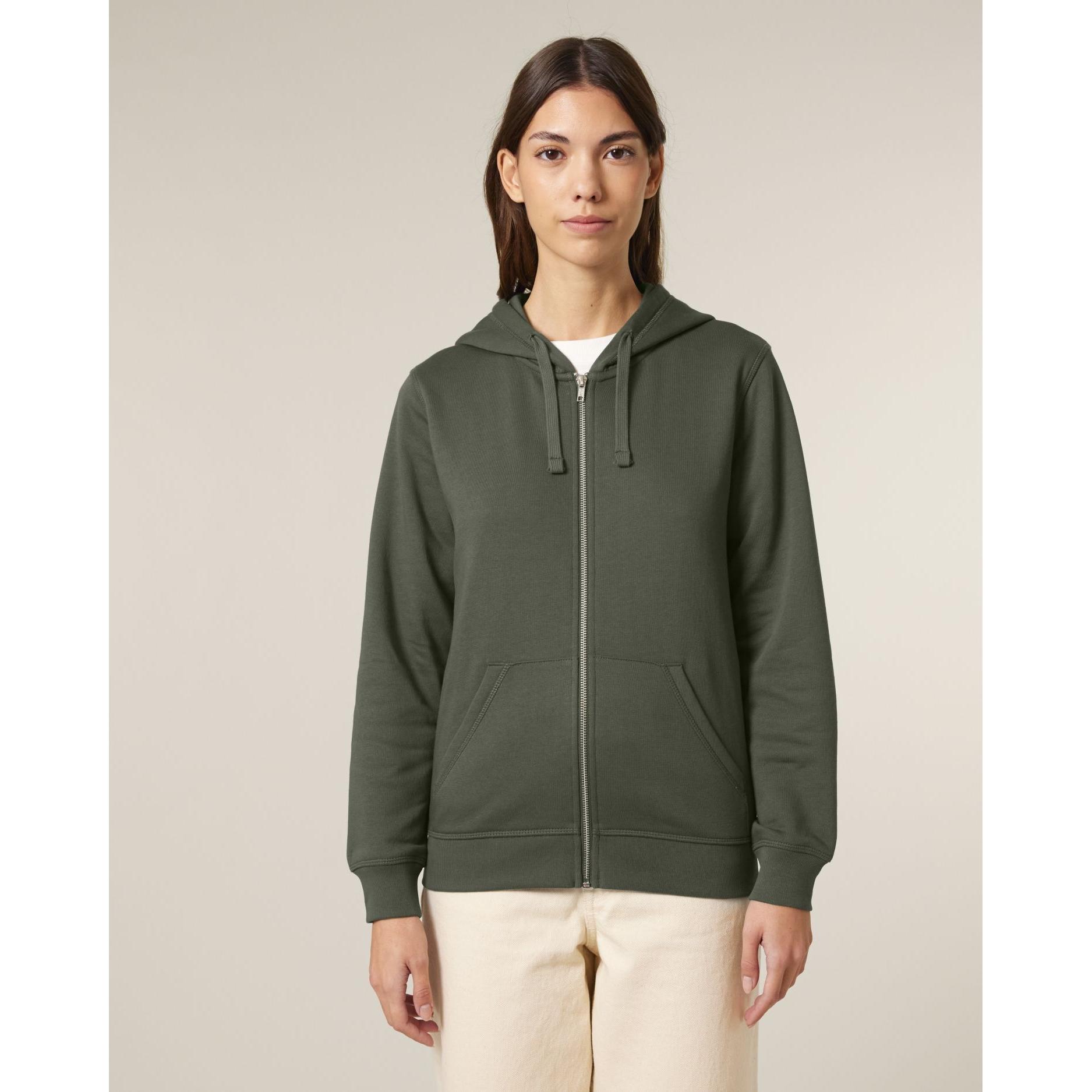 Hanorac cu fermoar unisex Mixer Khaki L