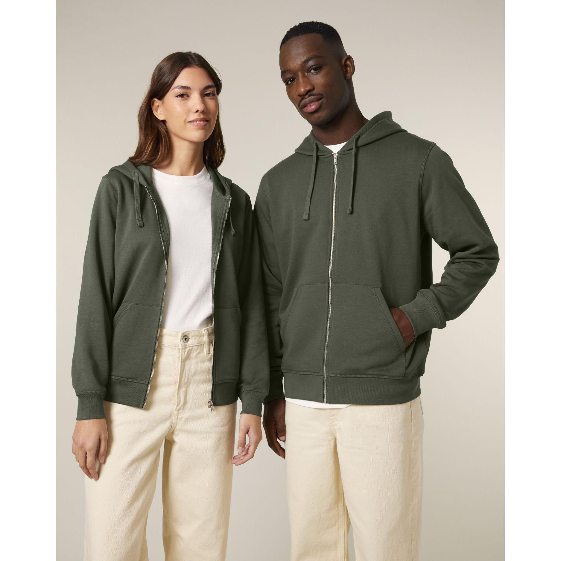 Hanorac cu fermoar unisex Mixer Khaki L