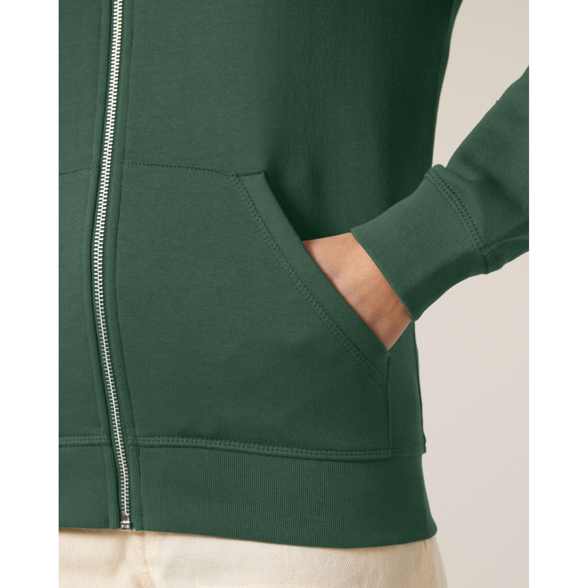 Hanorac cu fermoar unisex Mixer Bottle Green L